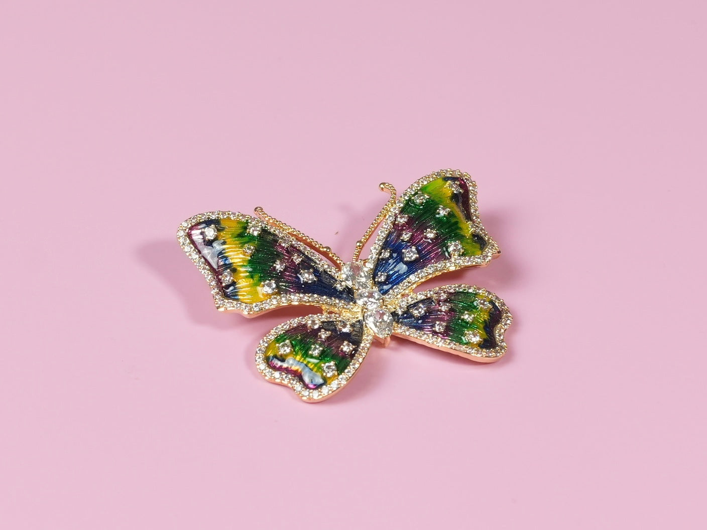 Butterfly Multicolour Brooch