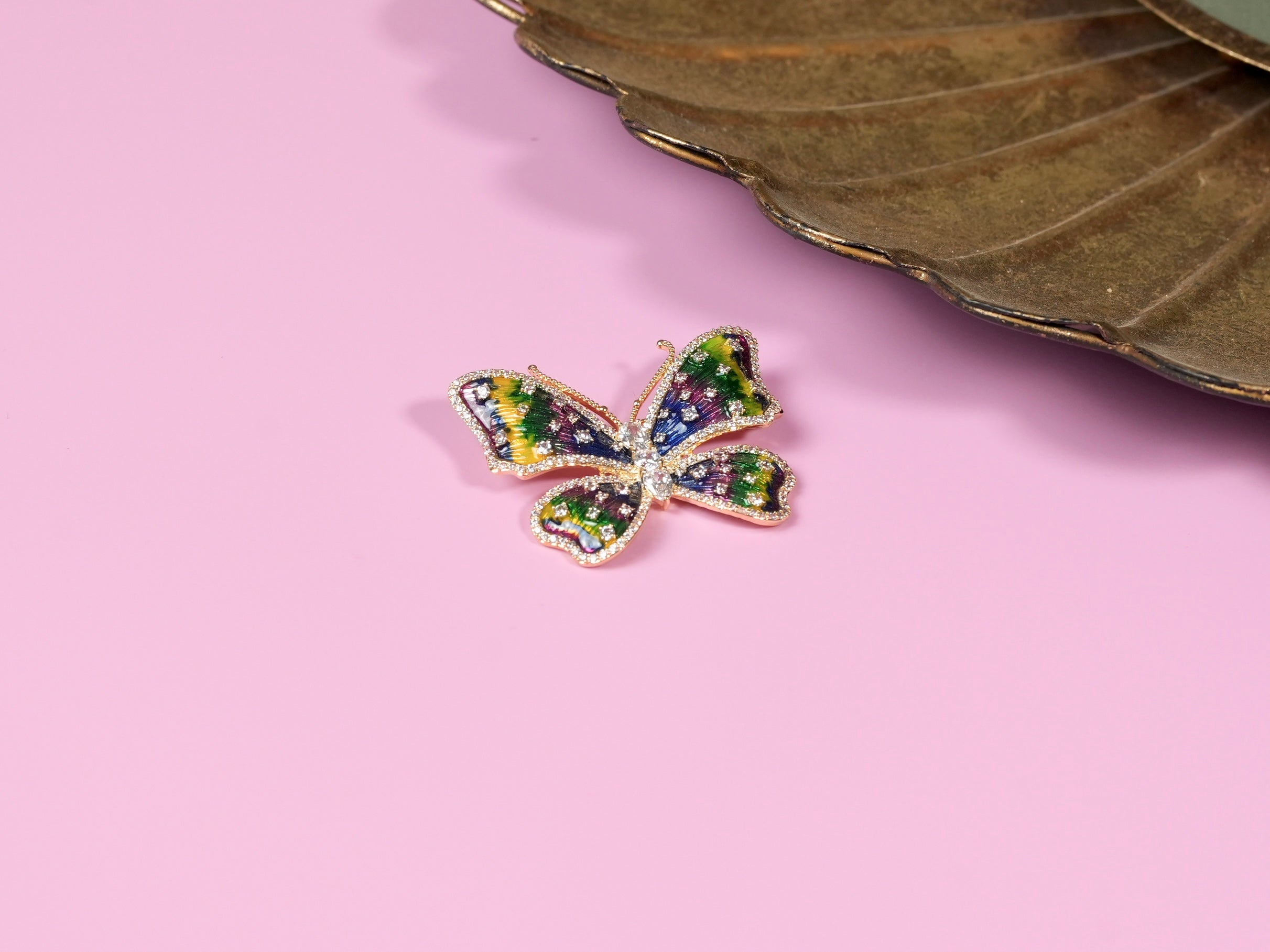 Butterfly Multicolour Brooch