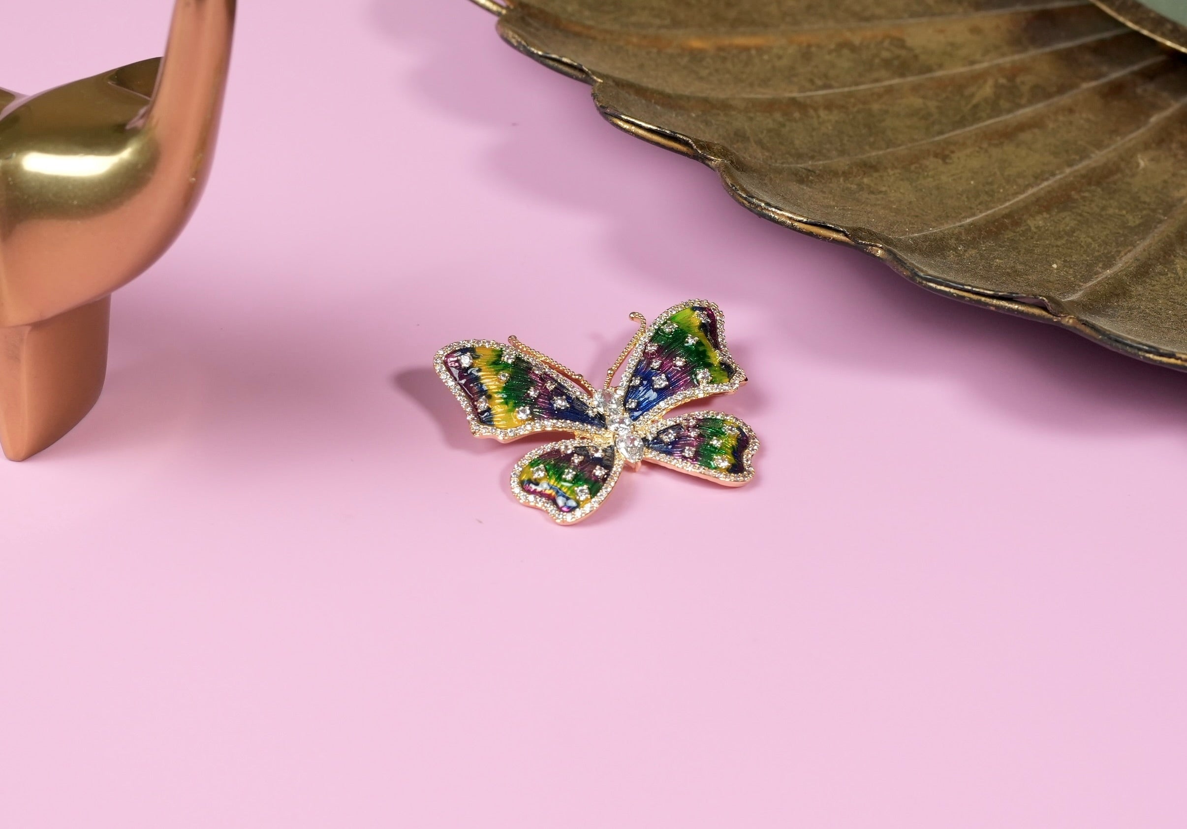 Butterfly Multicolour Brooch