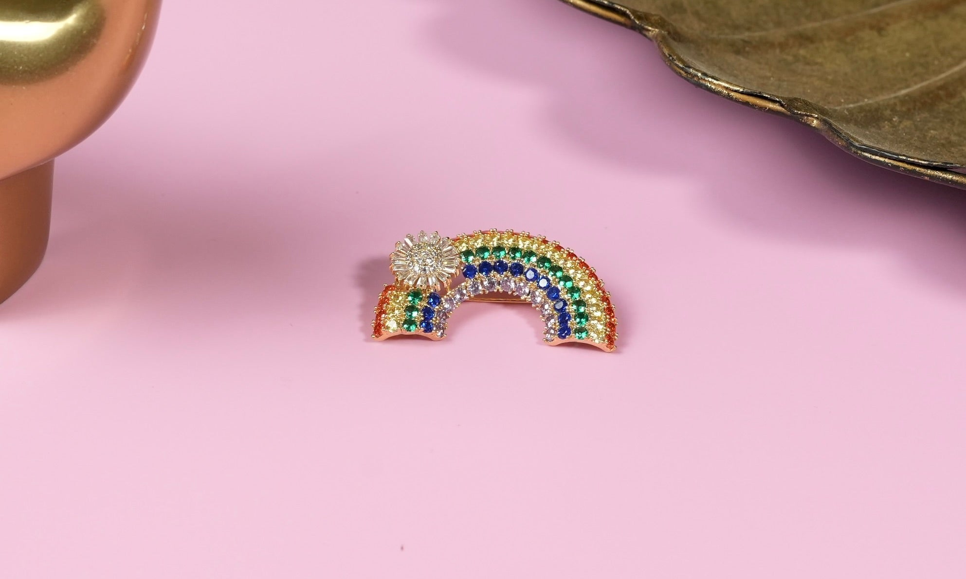 Studden Rainbow Brooch
