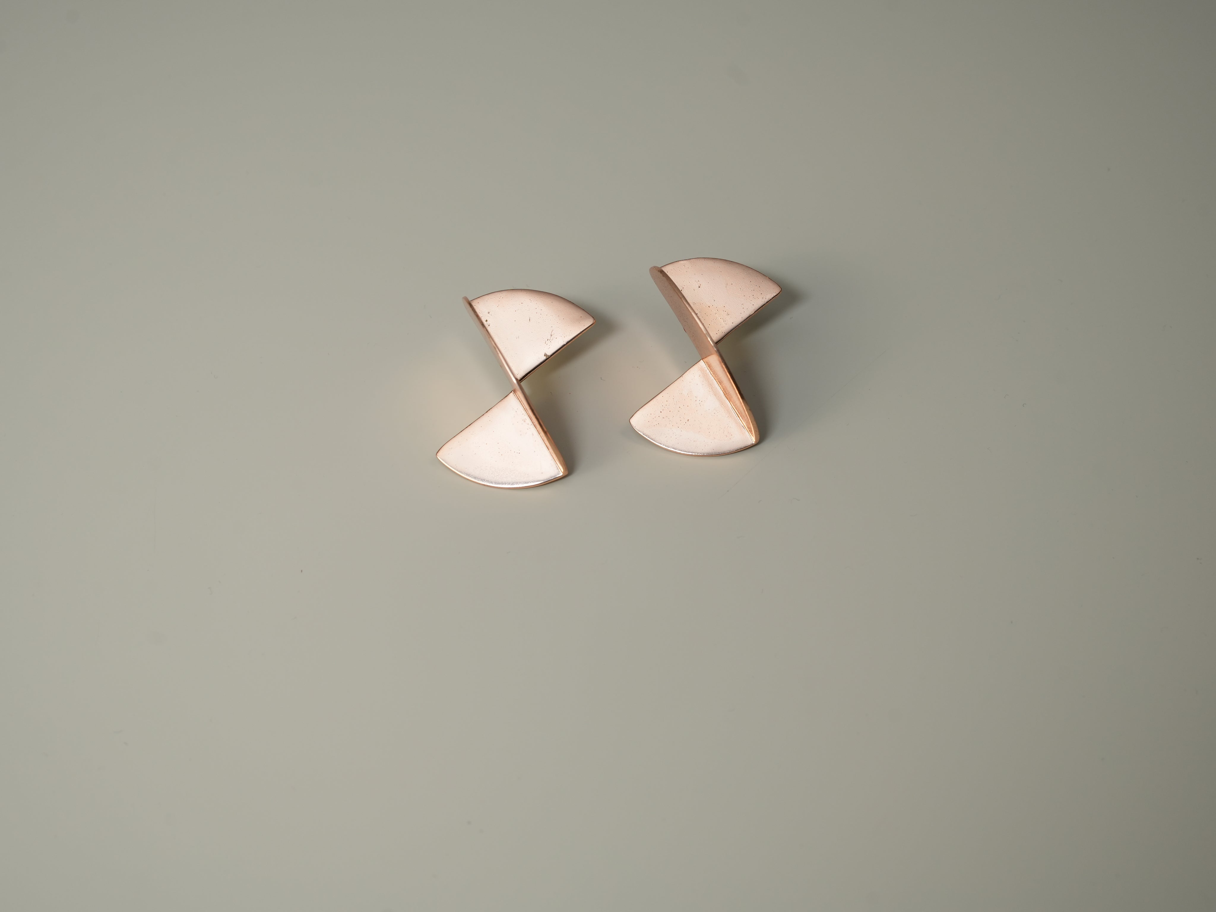 Origami fold rosegold