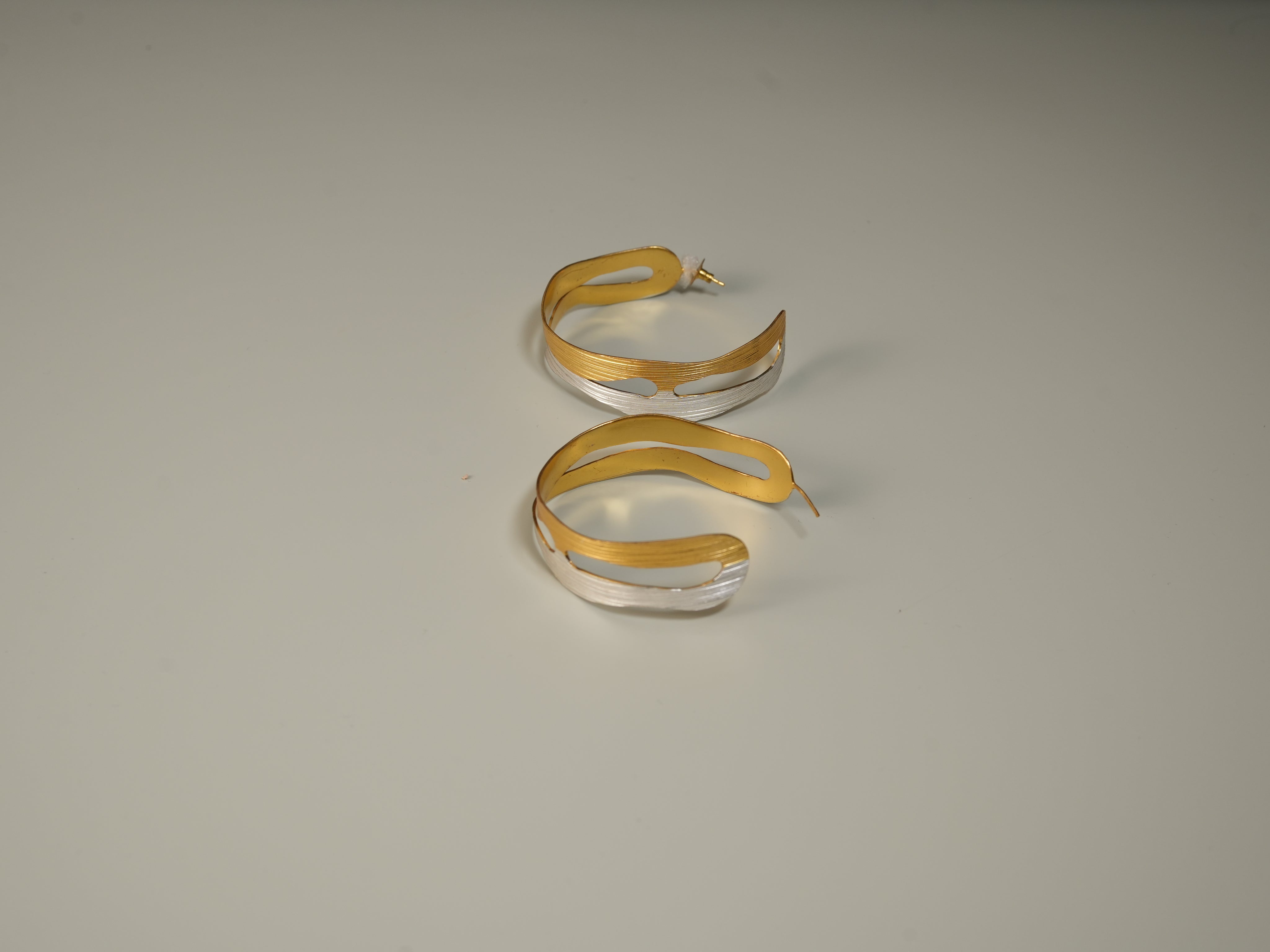 Two Tone Layered Hoop