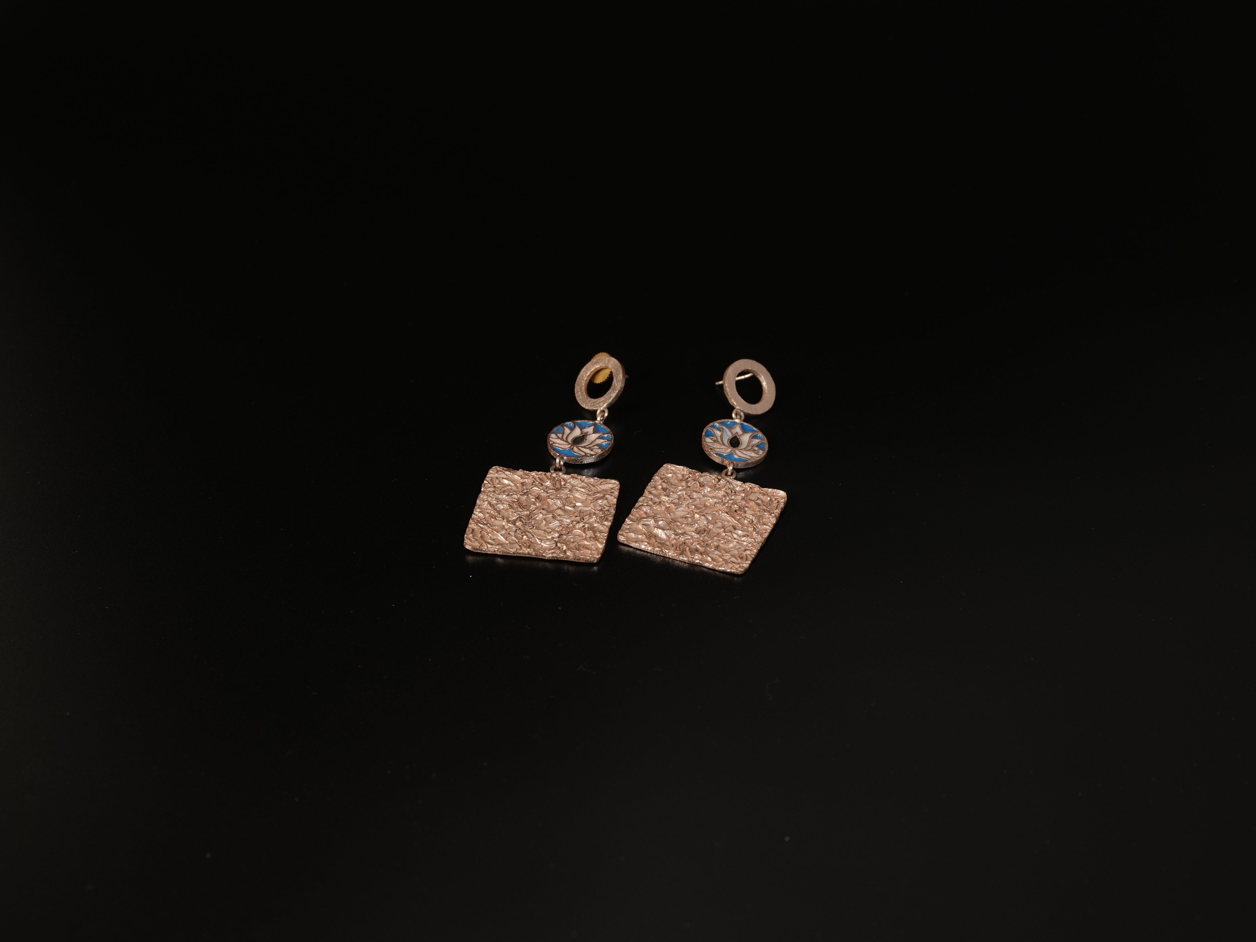 Evil eye Squared Hanging Gold