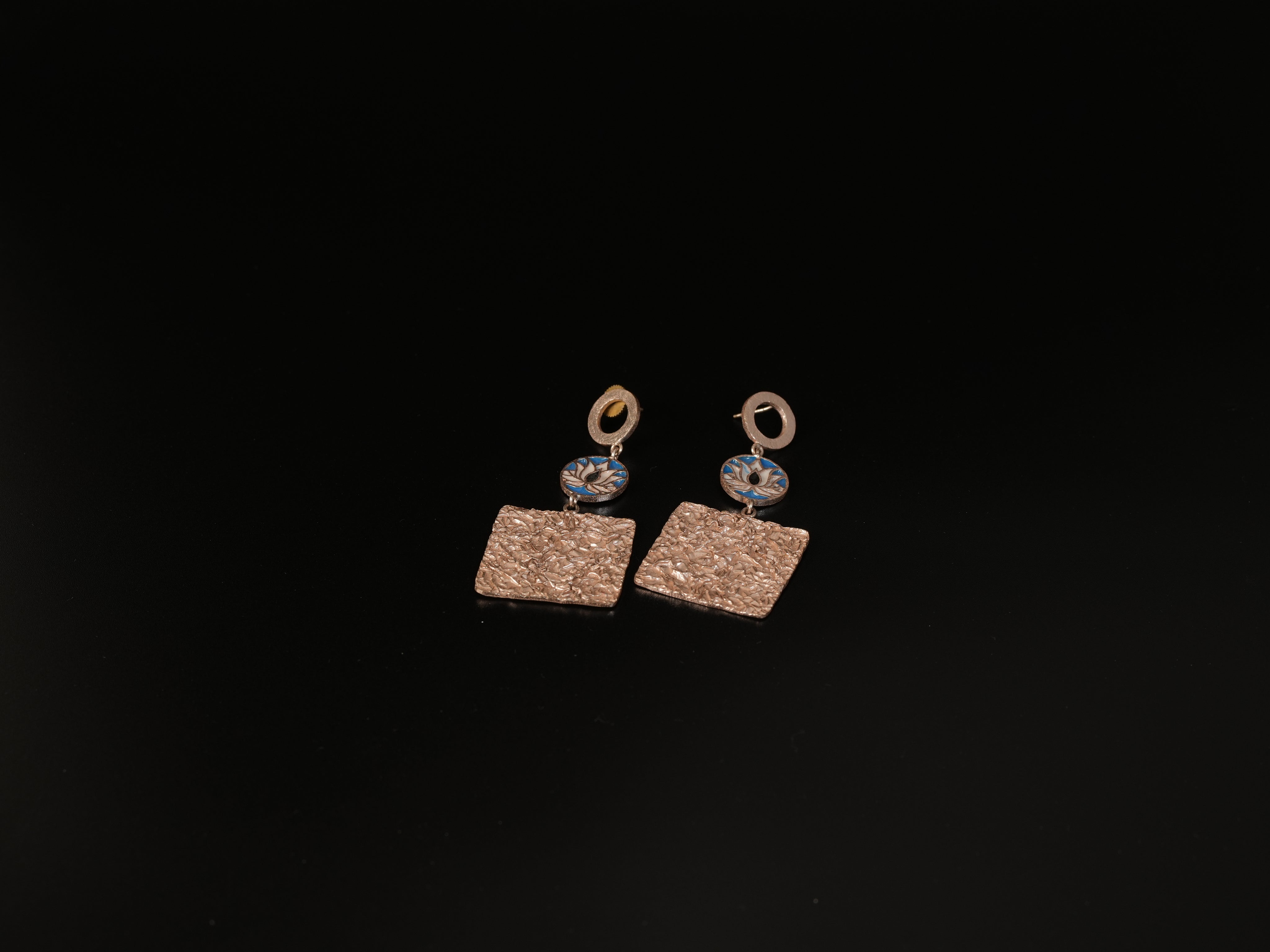 Evil eye Squared Hanging Gold