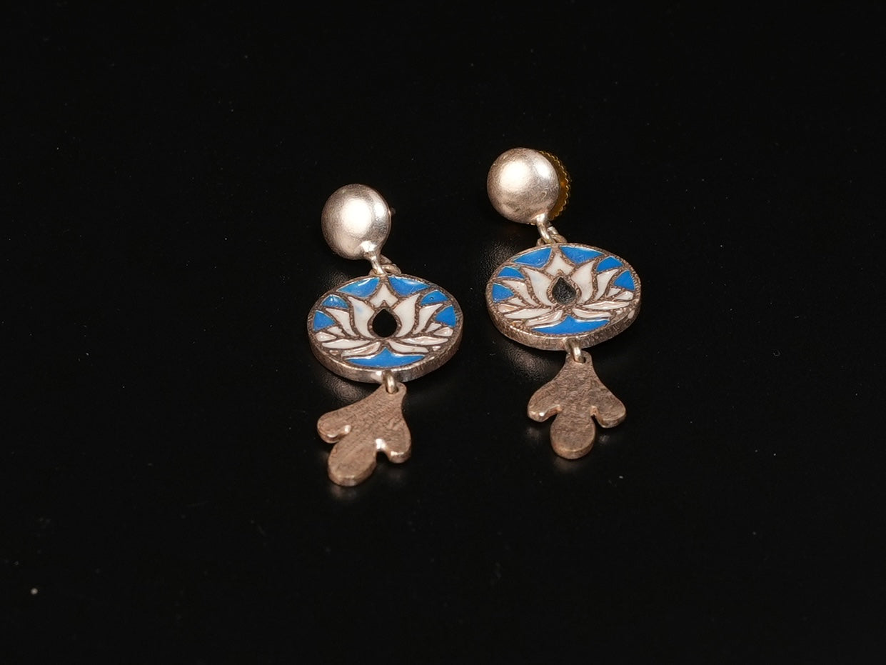 Lotus Dangling Rose Gold