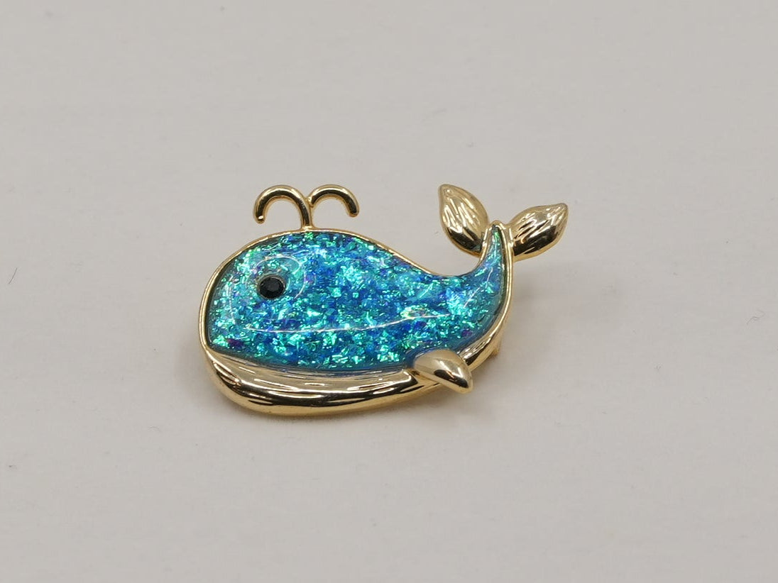 Whale Brooch