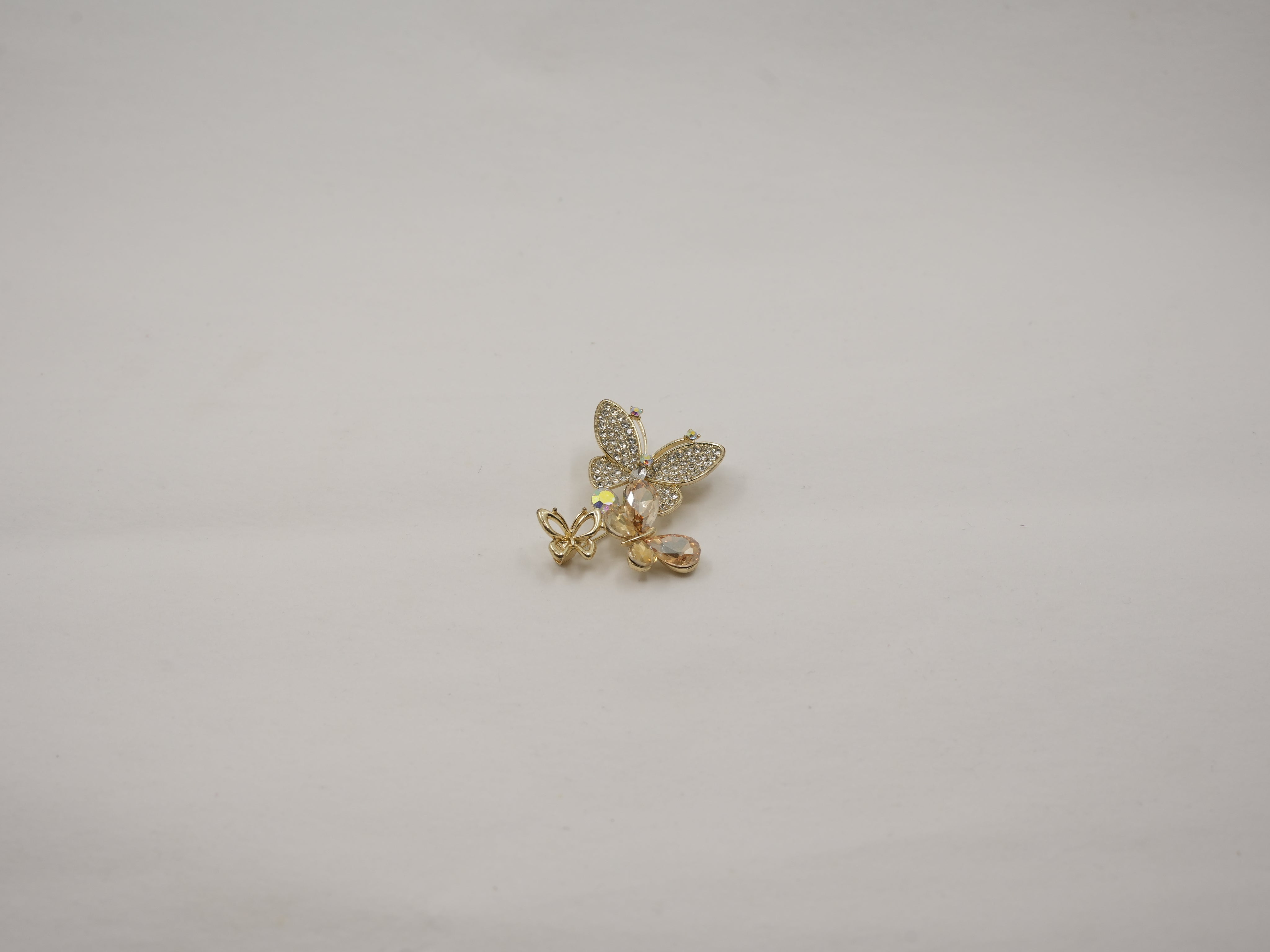 Trio butterfly brooch