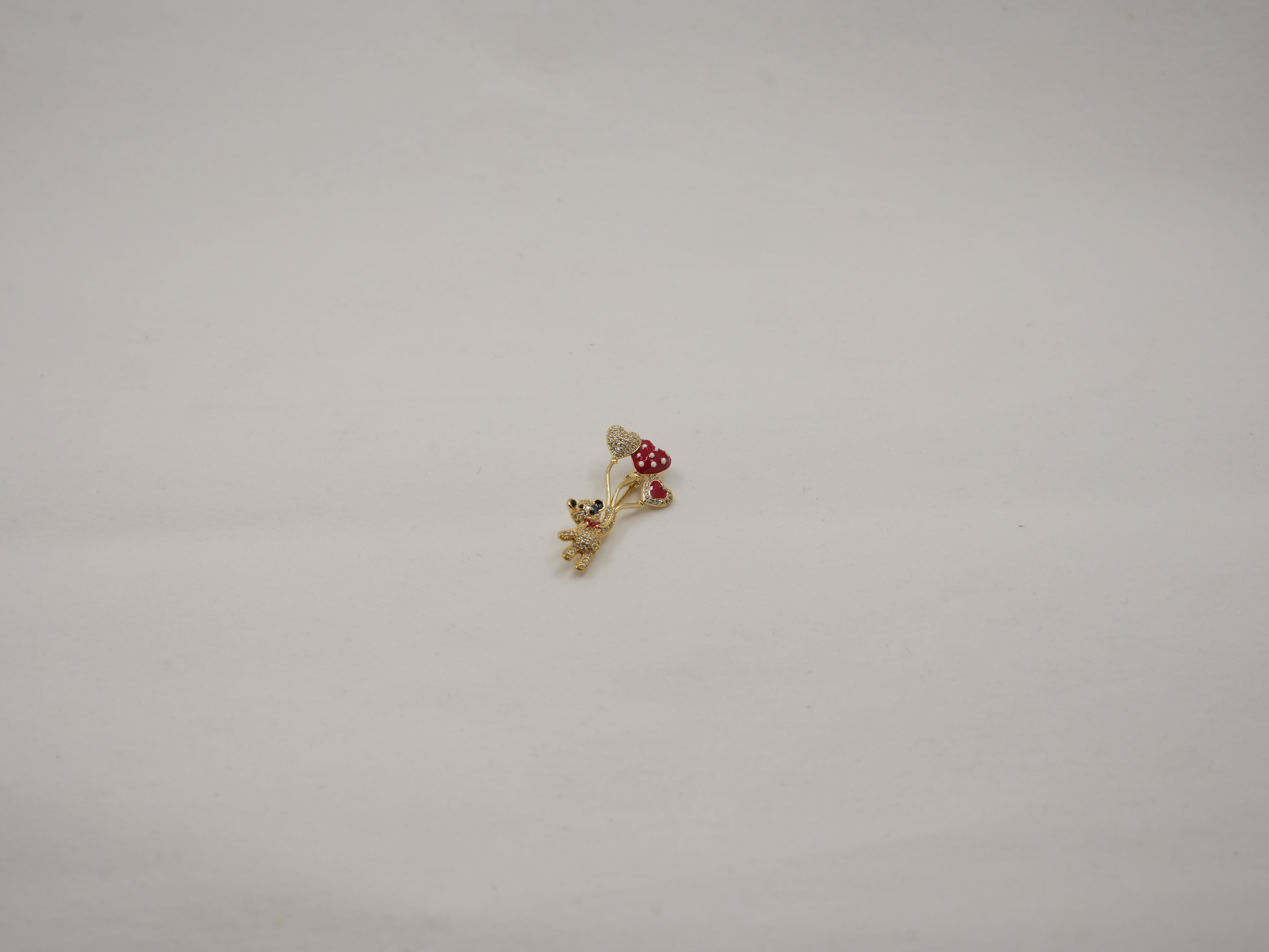Love teddy brooch