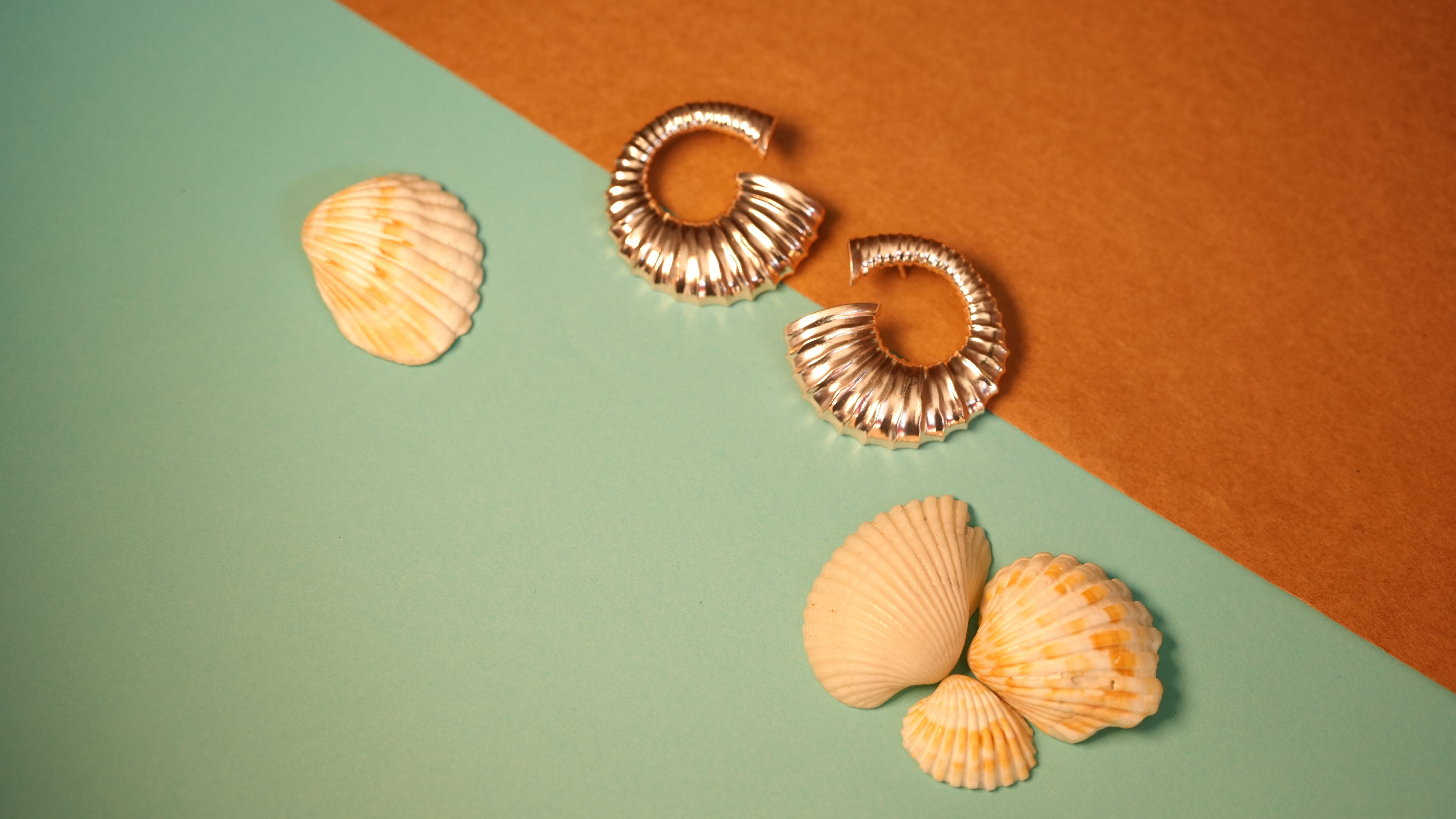 Sea shell Rose gold