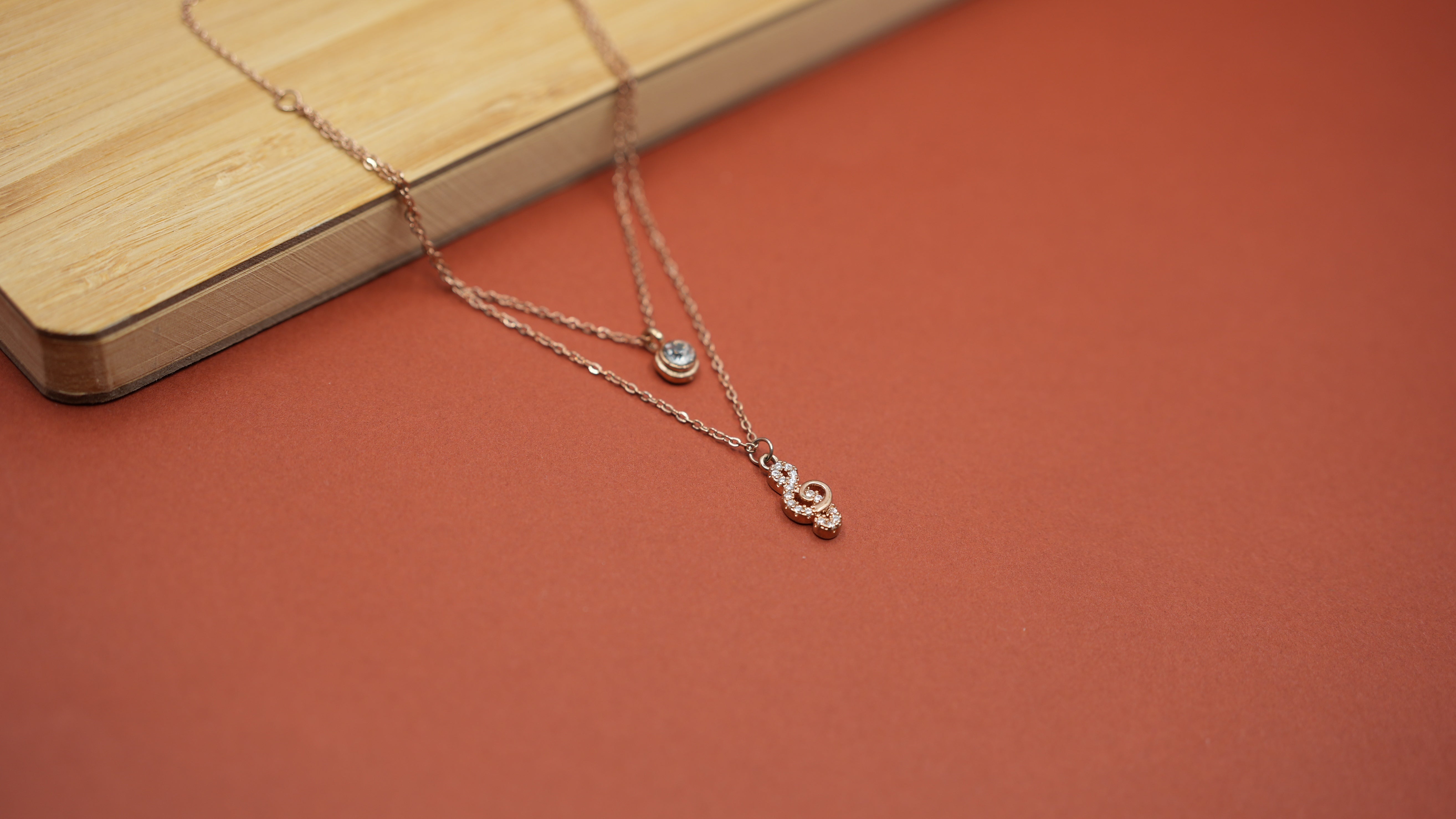 Twin Tail Layered Necklace