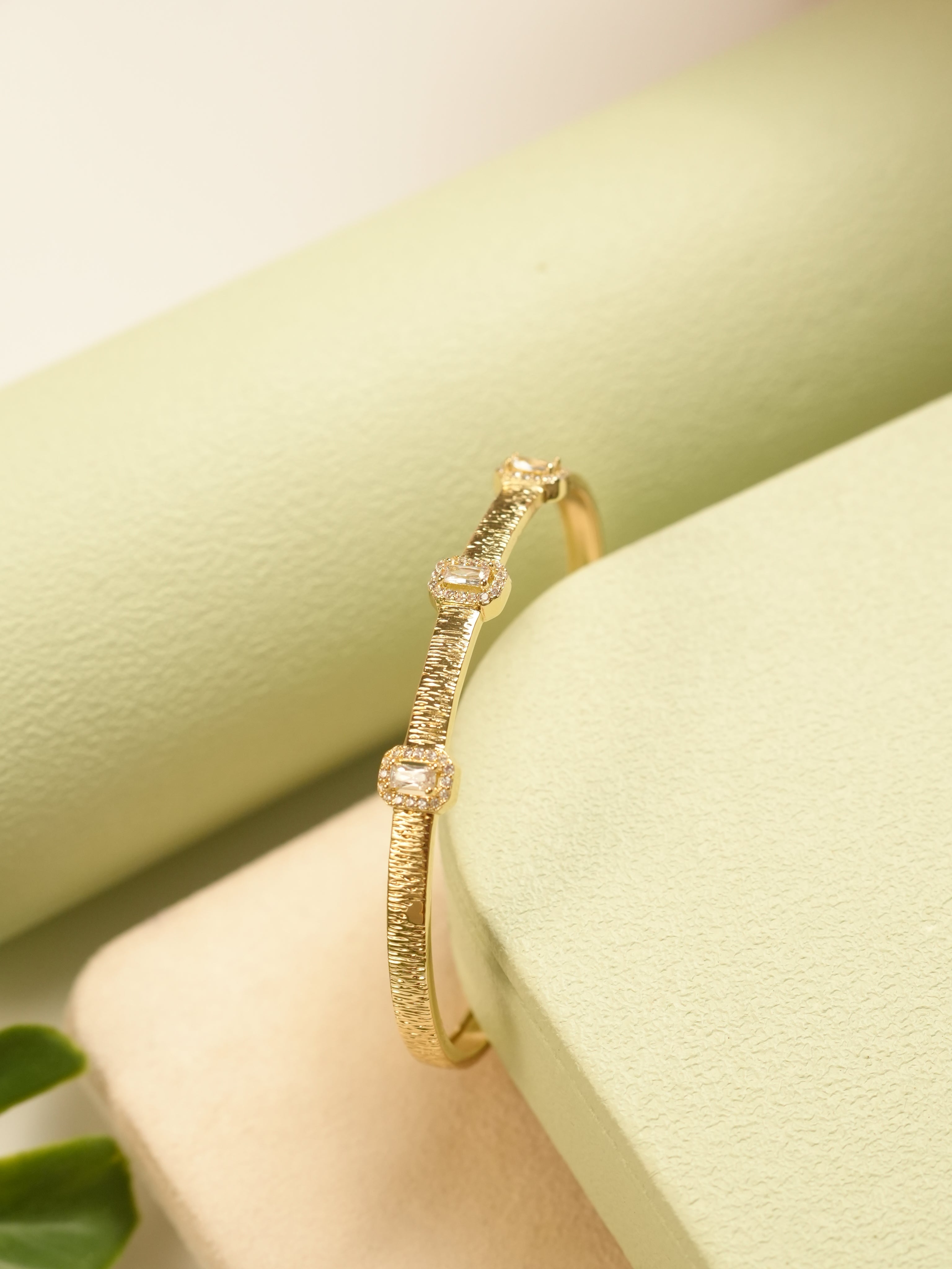 Gold Emerald Bracelet
