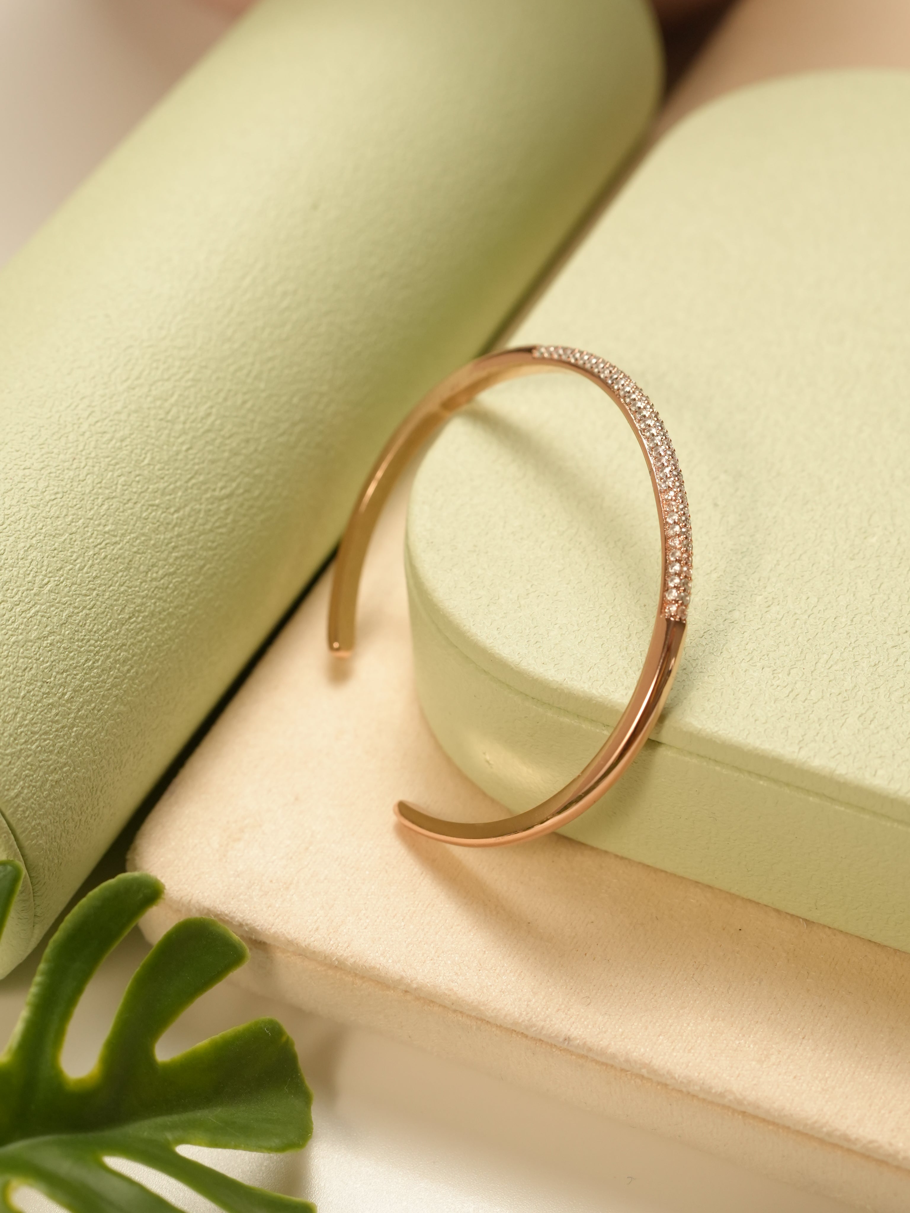 Rose Gold Prism Spark Bracelet