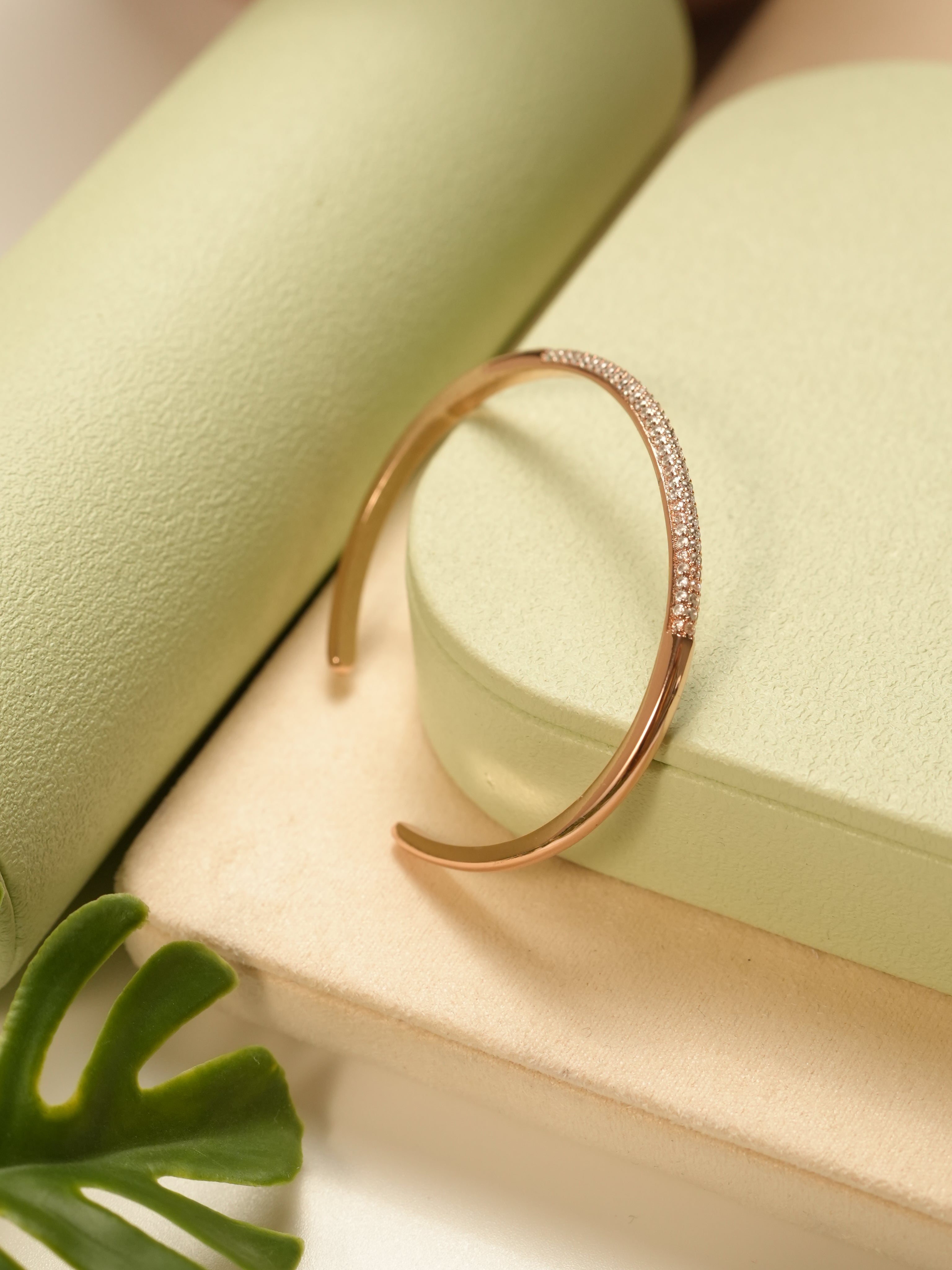 Rose Gold Prism Spark Bracelet