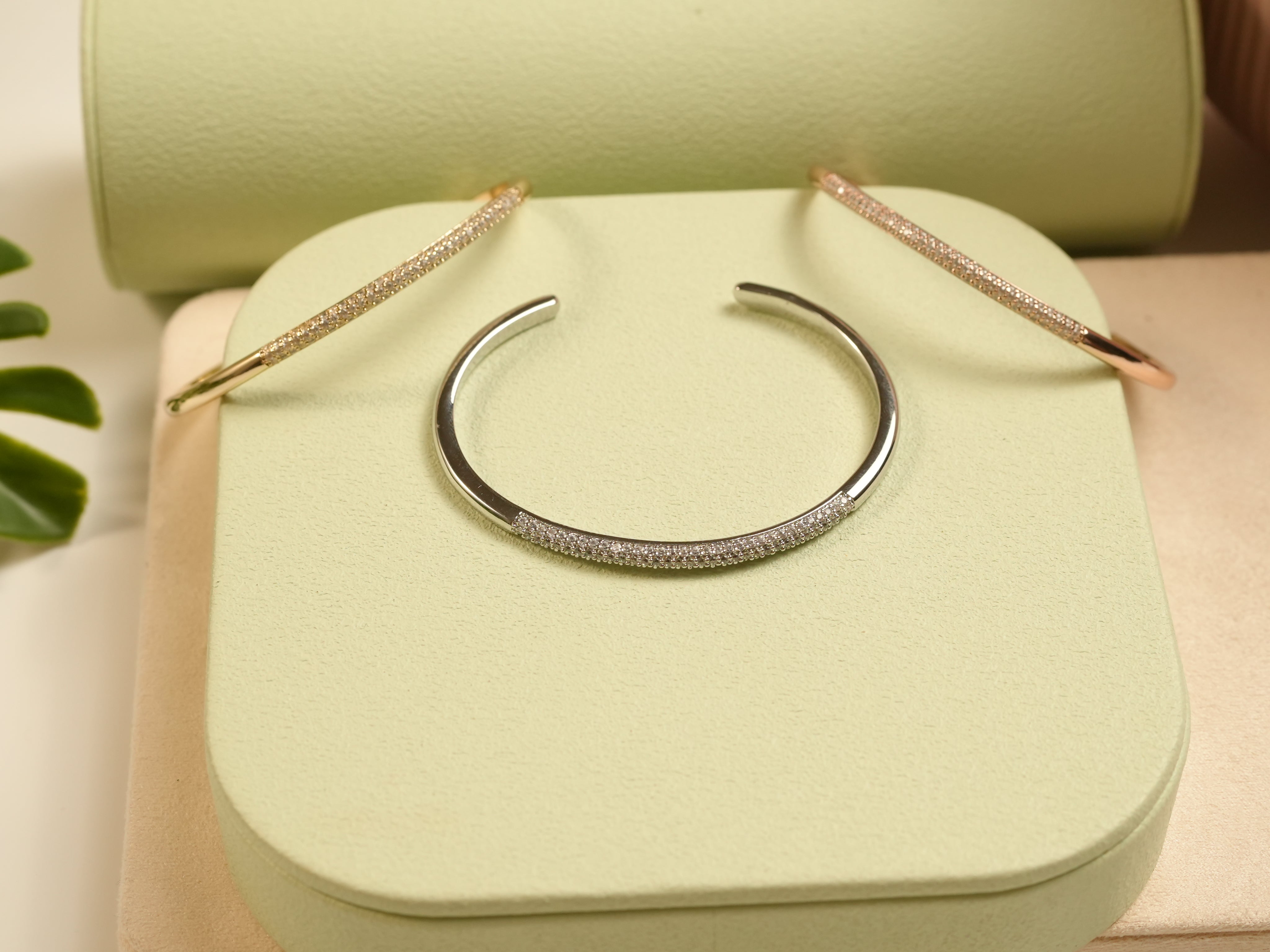 Rose Gold Prism Spark Bracelet