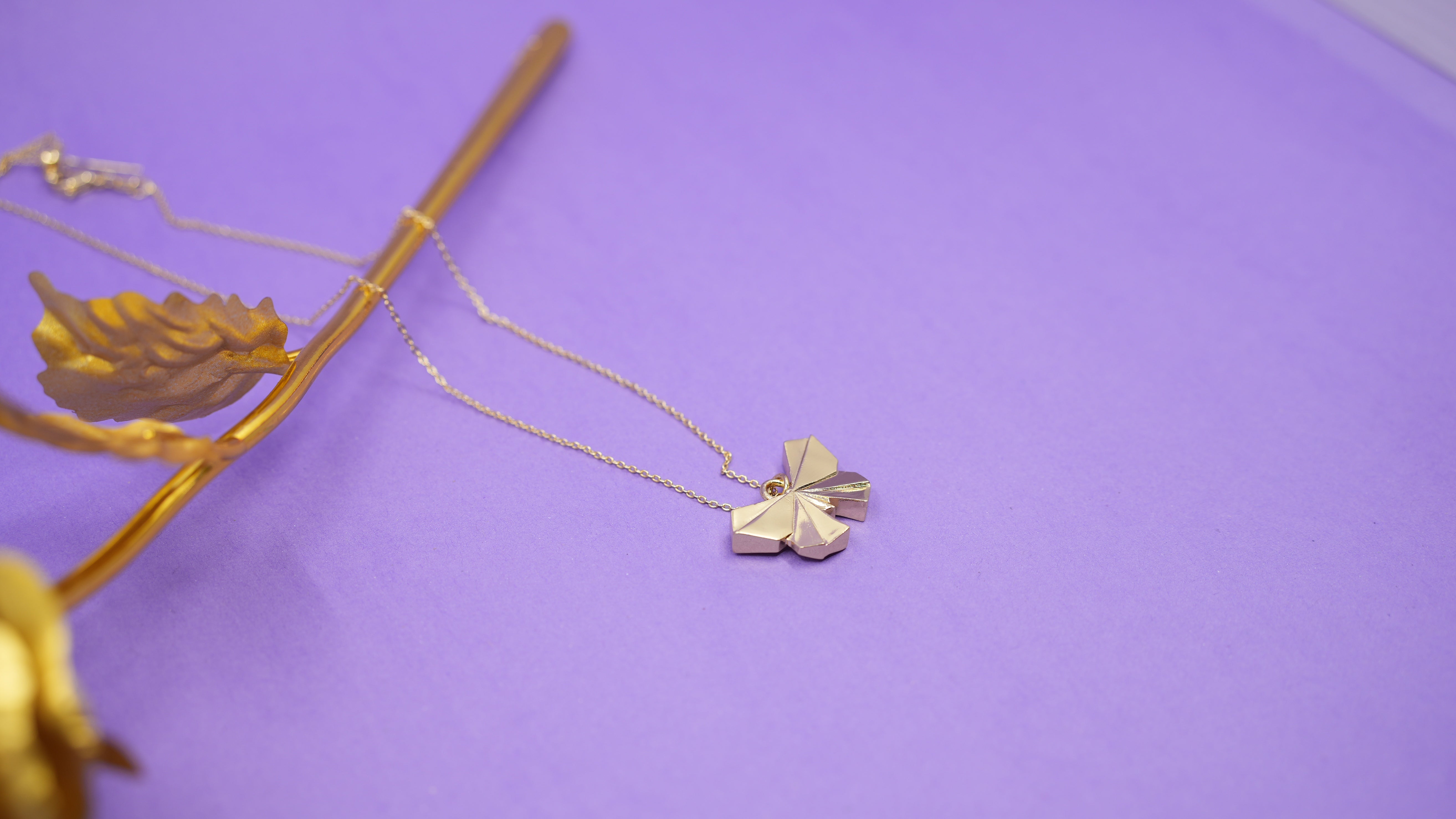 Butterfly Origami Necklace