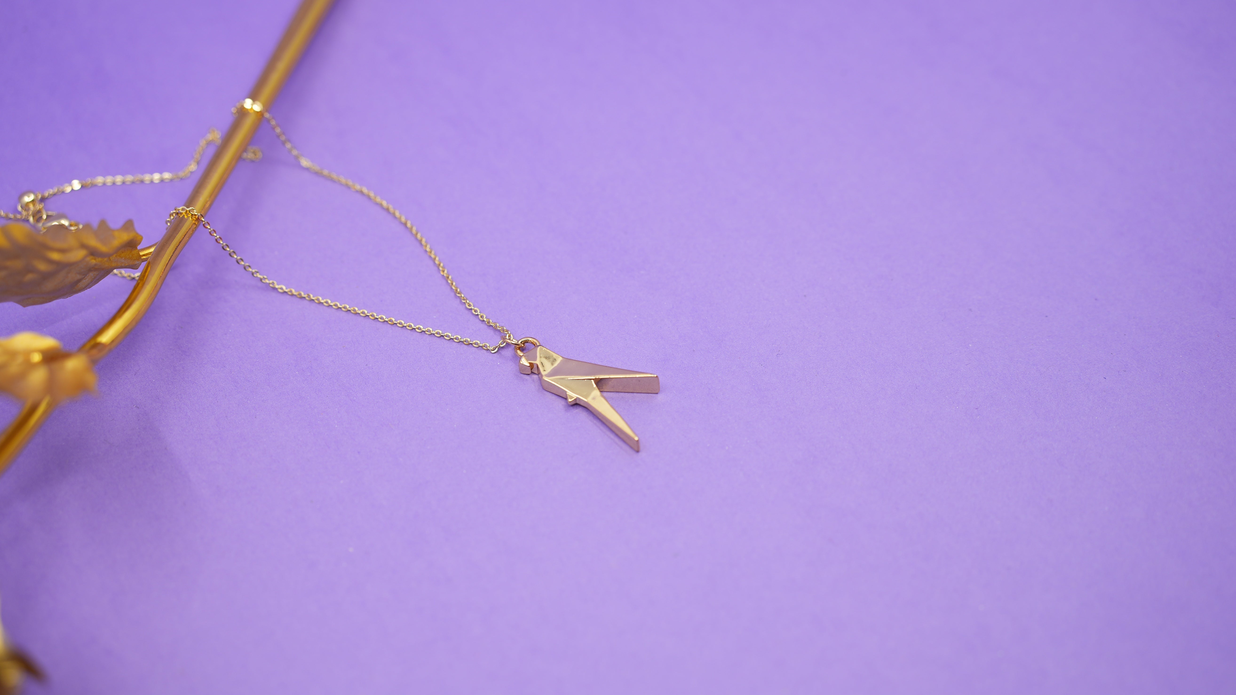 Parrot Origami Necklace