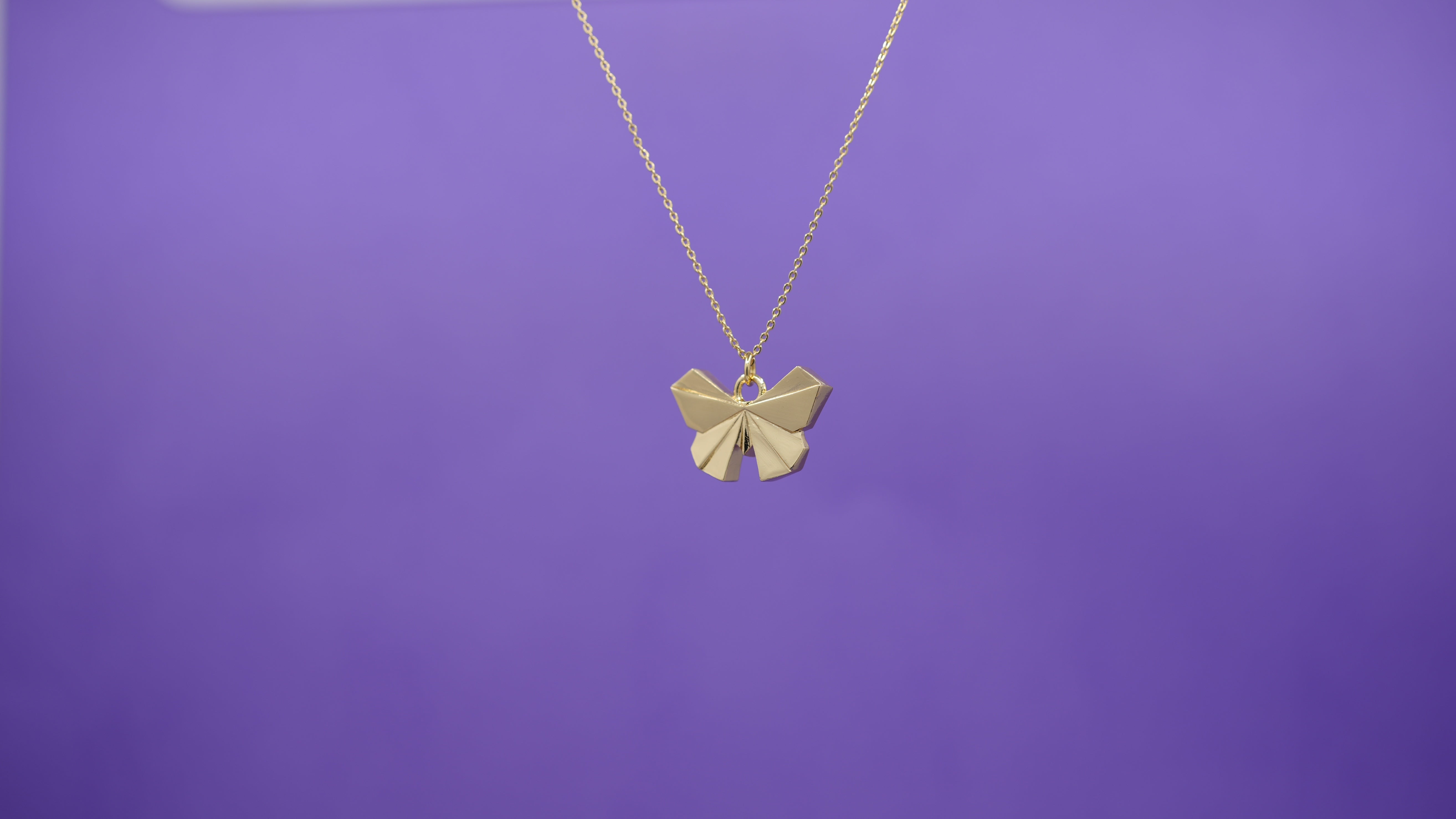 Butterfly Origami Necklace