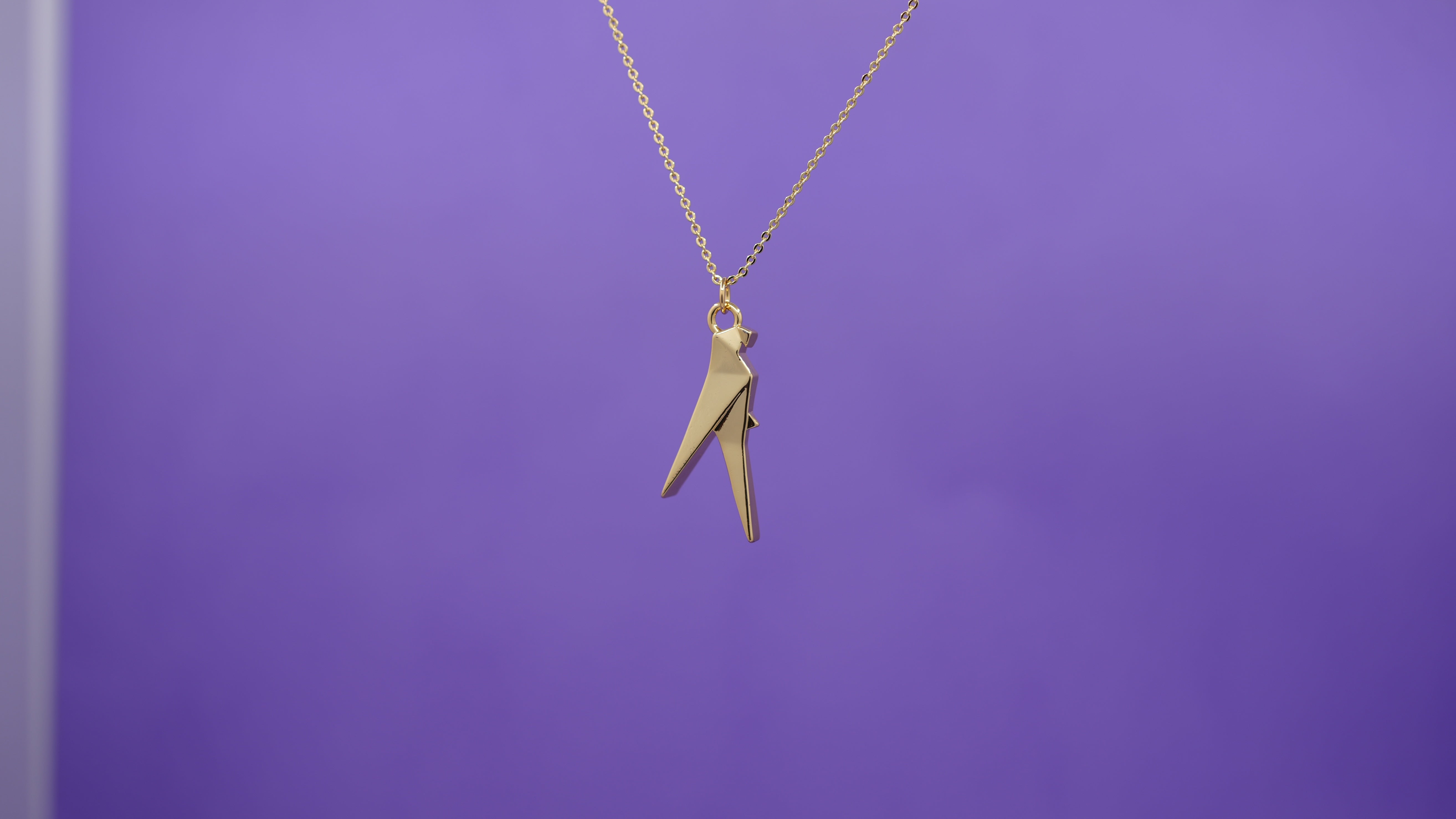 Parrot Origami Necklace
