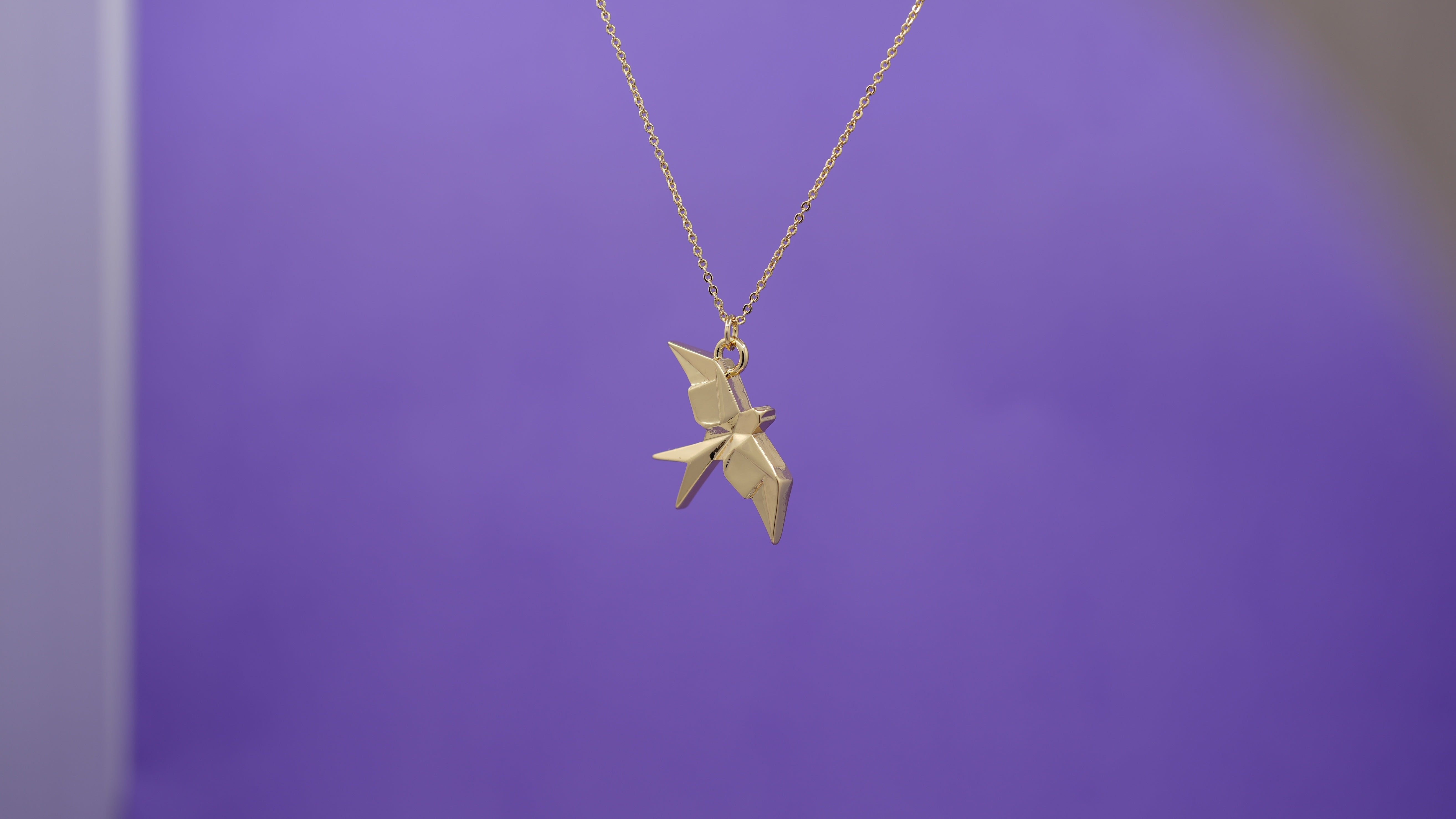 Eagle Origami Necklace