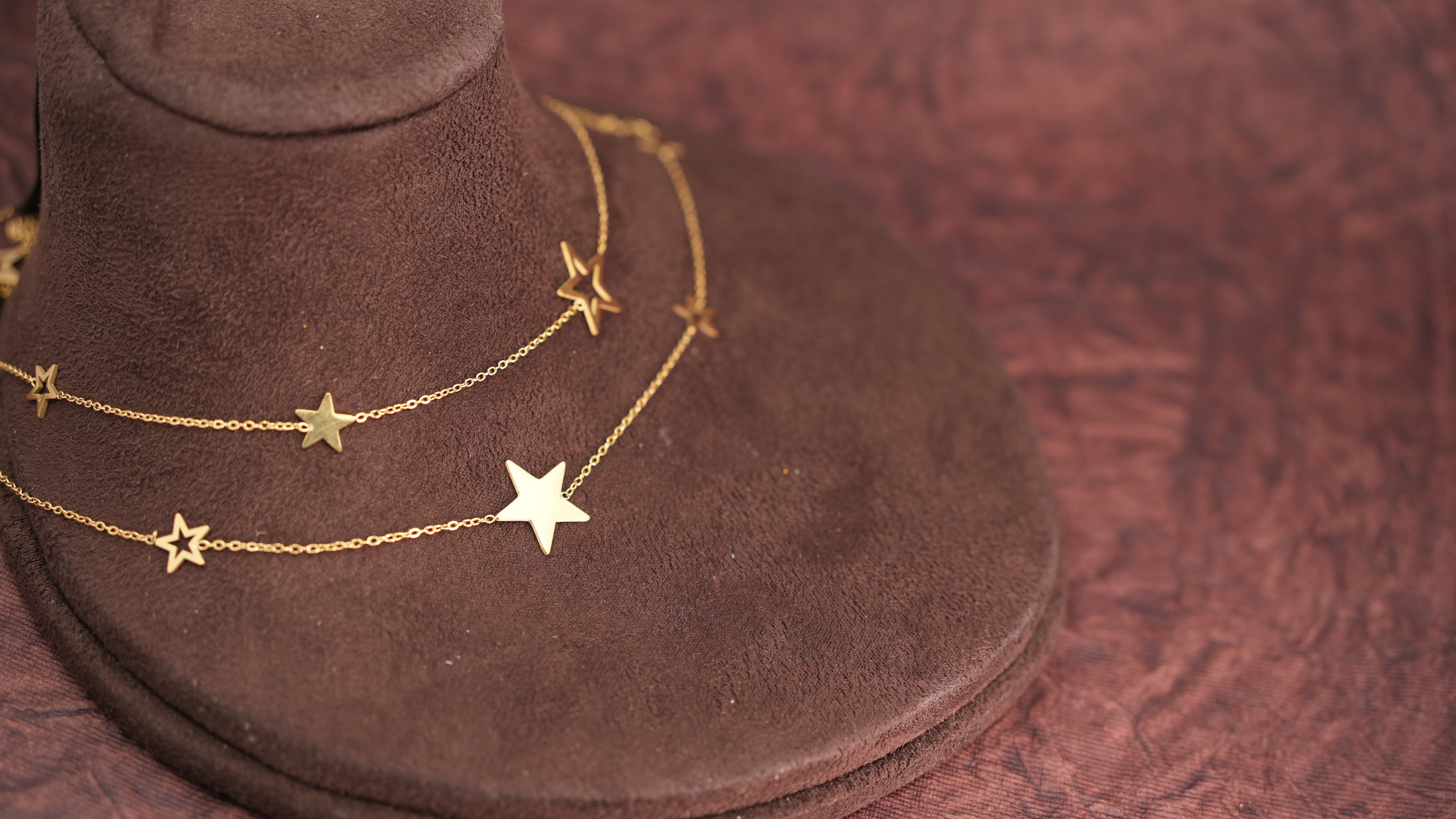 Star Shaped Long Necklace