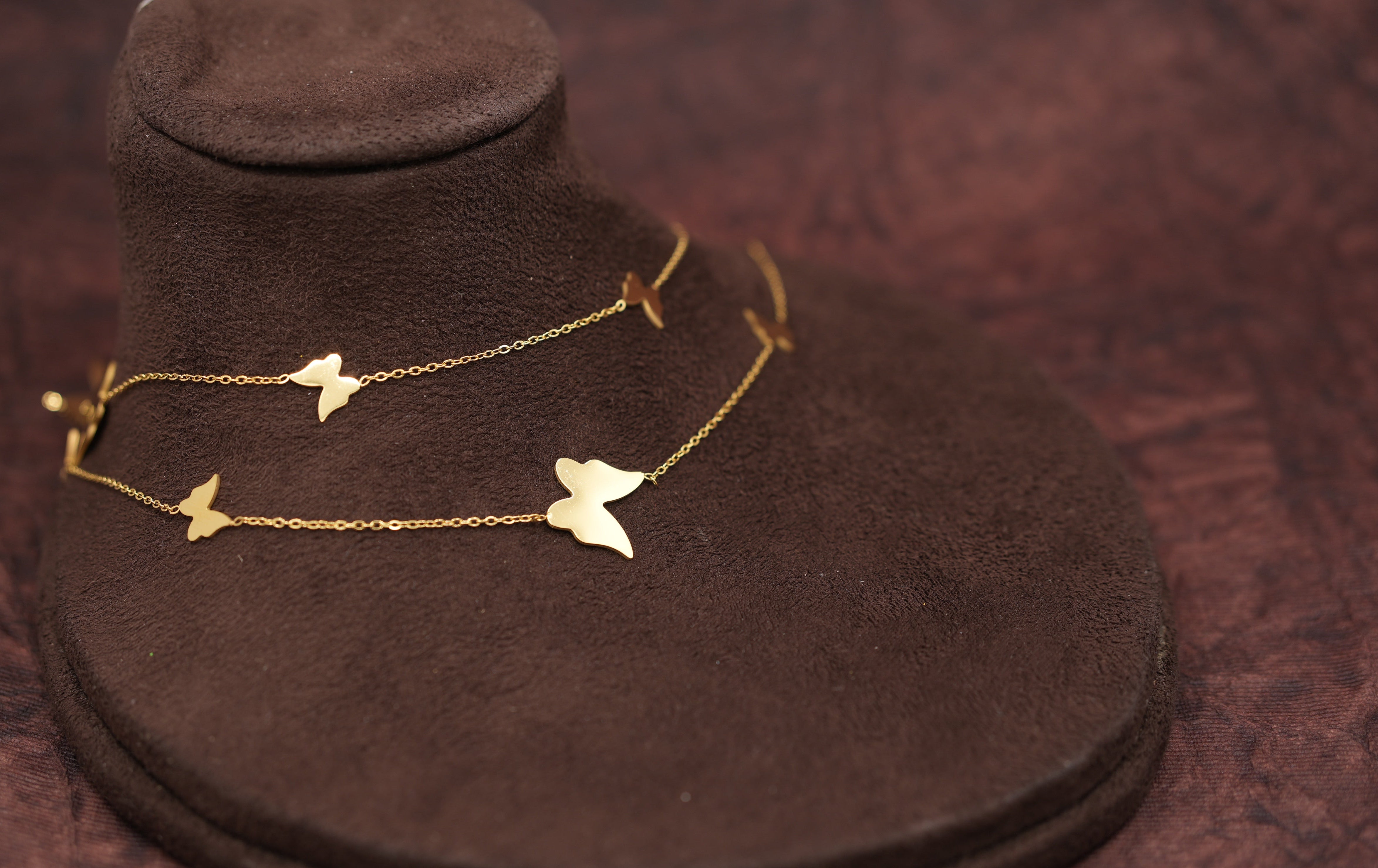 Butterfly Shaped Long Necklace