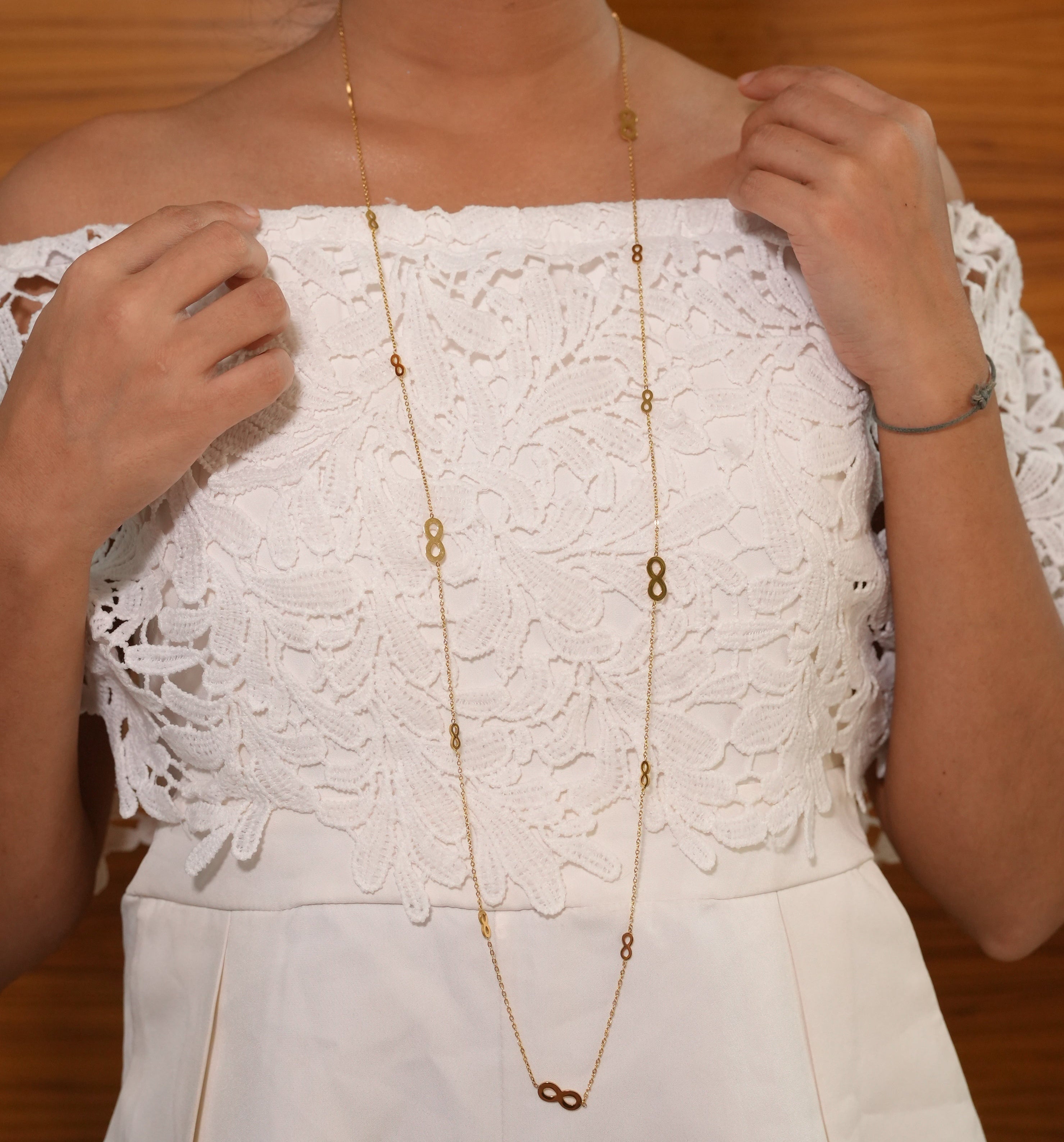 Infinite Shaped Long Necklace
