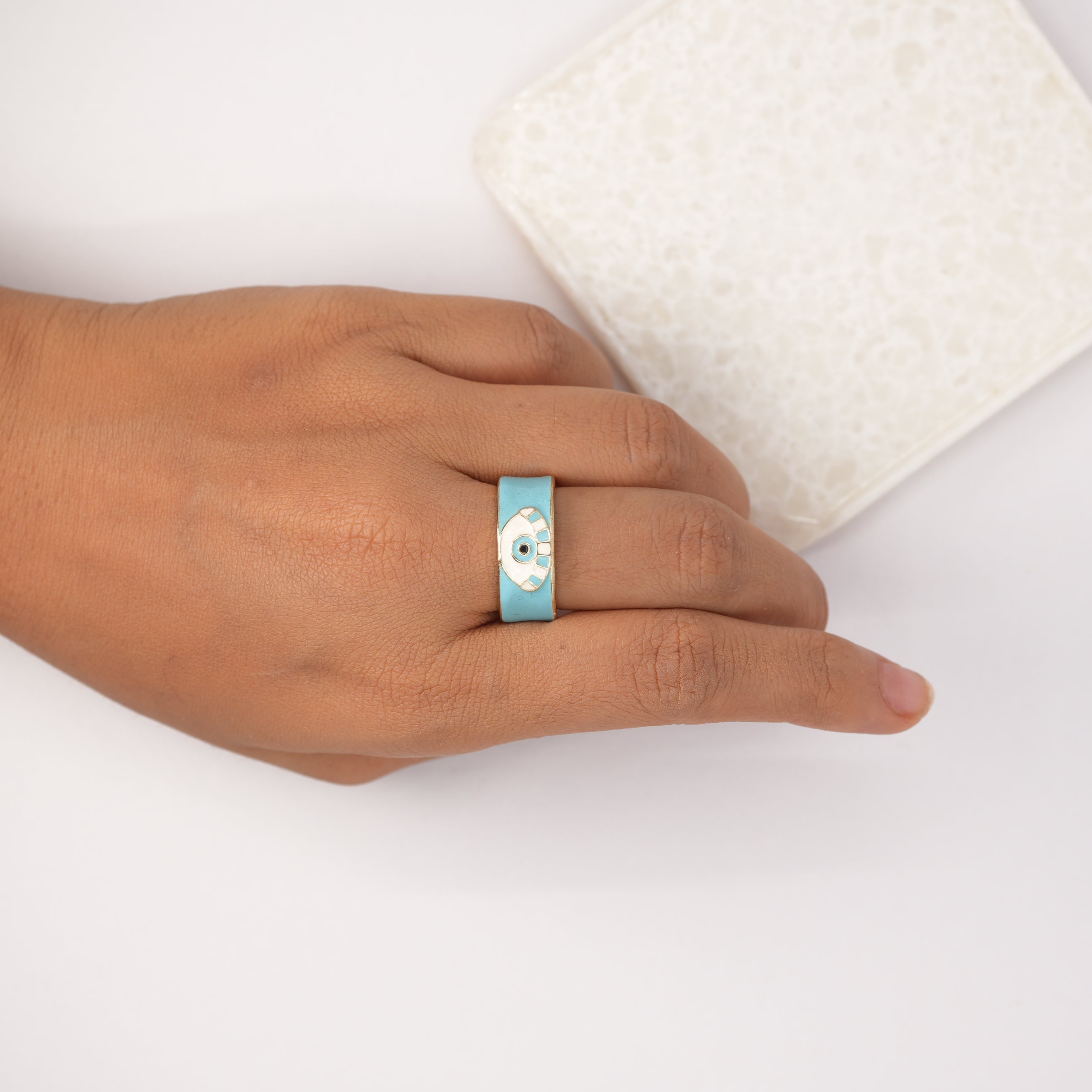 Evil Eye Band Ring
