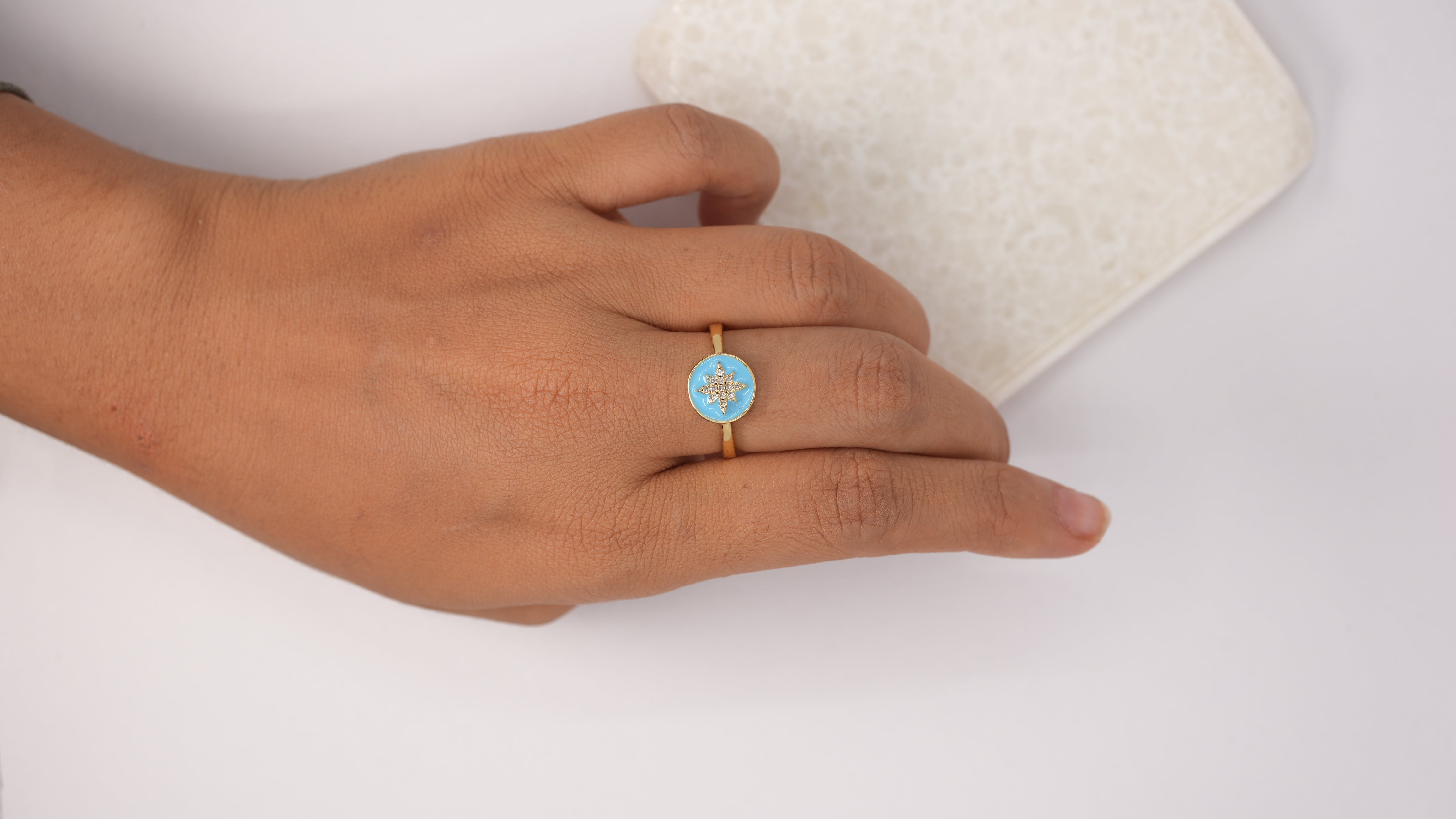Blue snowflake