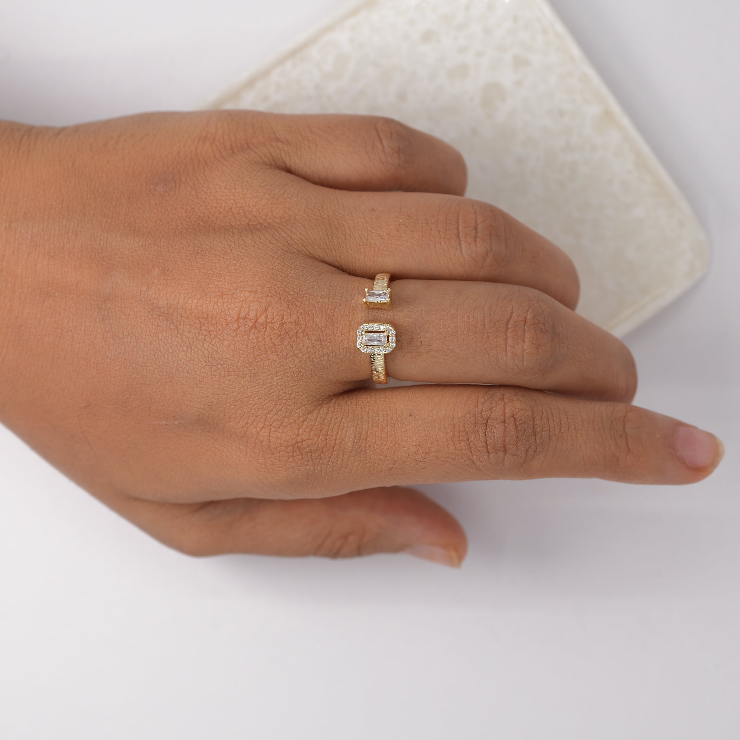 Luna Twin Ring