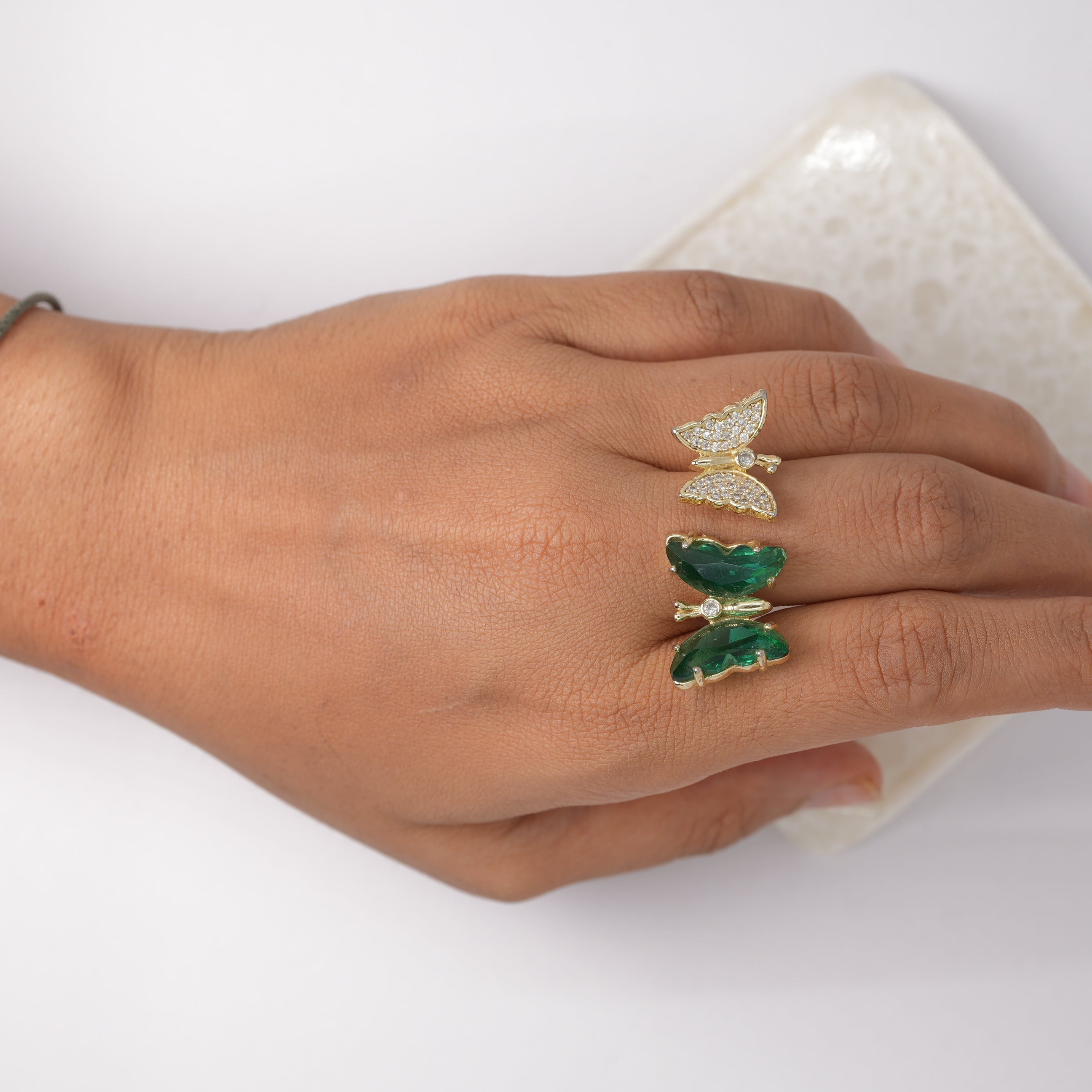 Dual Butterfly Ring