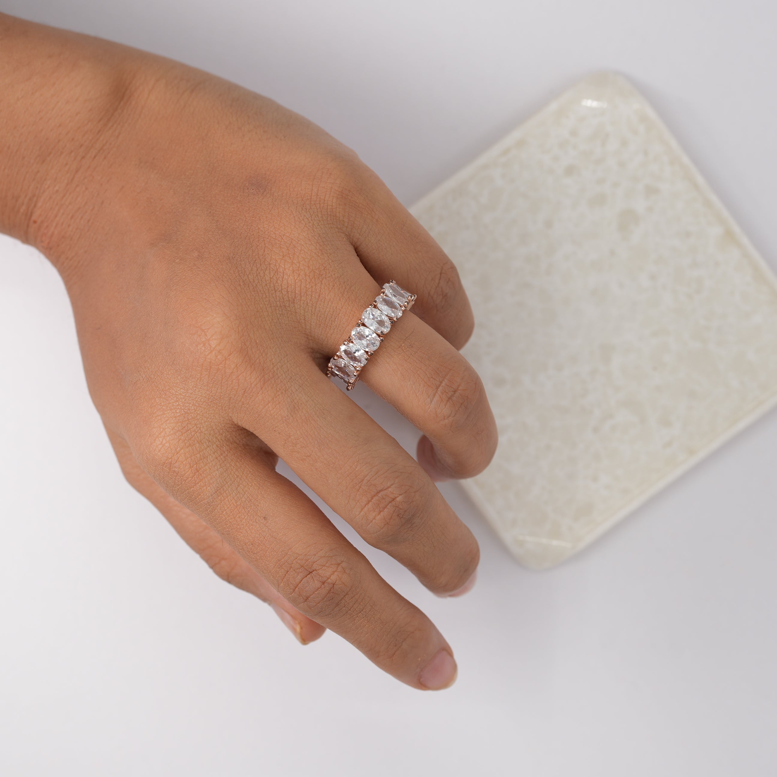 Oval Rosegold Ring