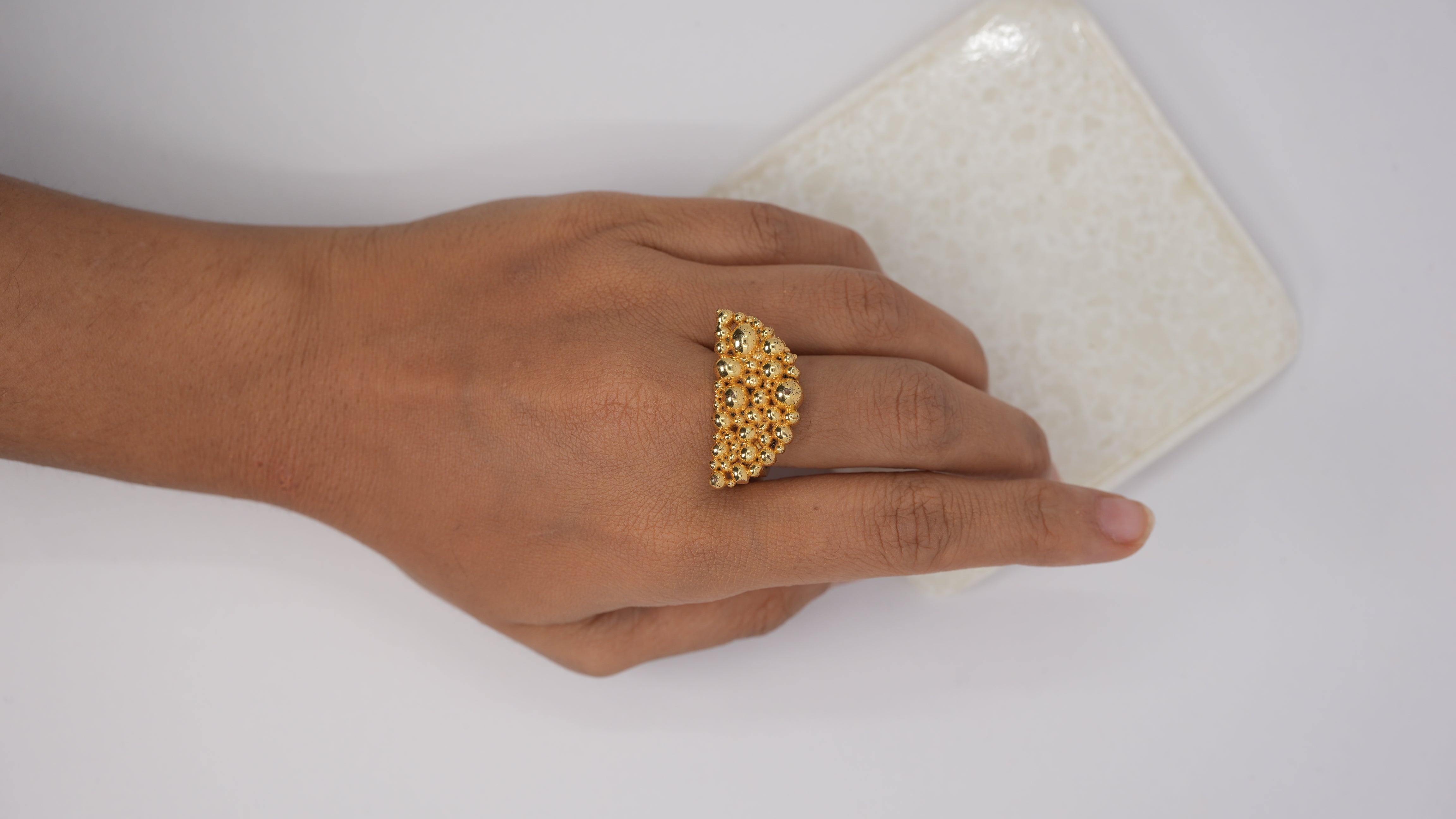 Bubbly Semicircle Ring