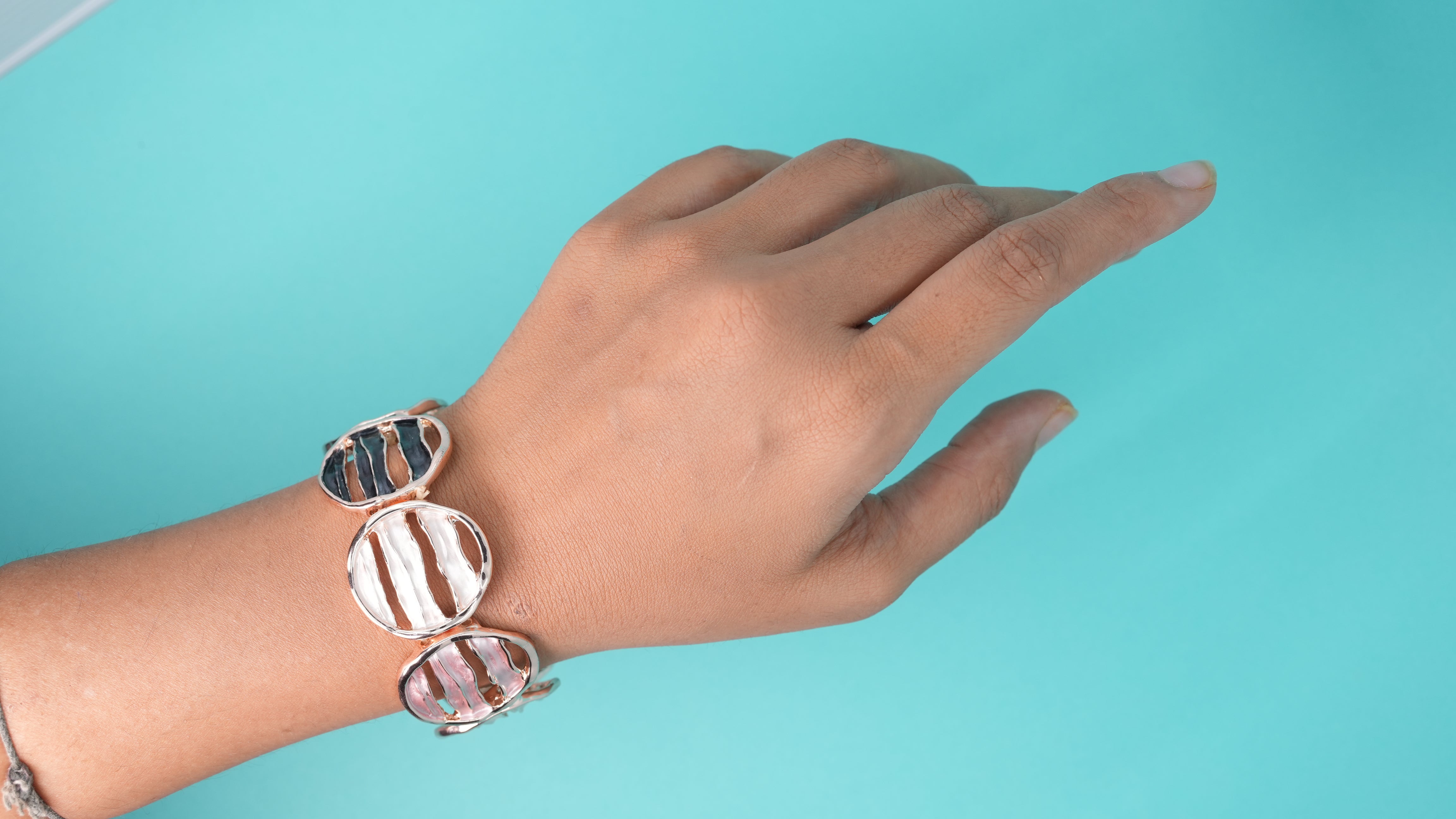 Terracotta Bloom Elastic Bracelet