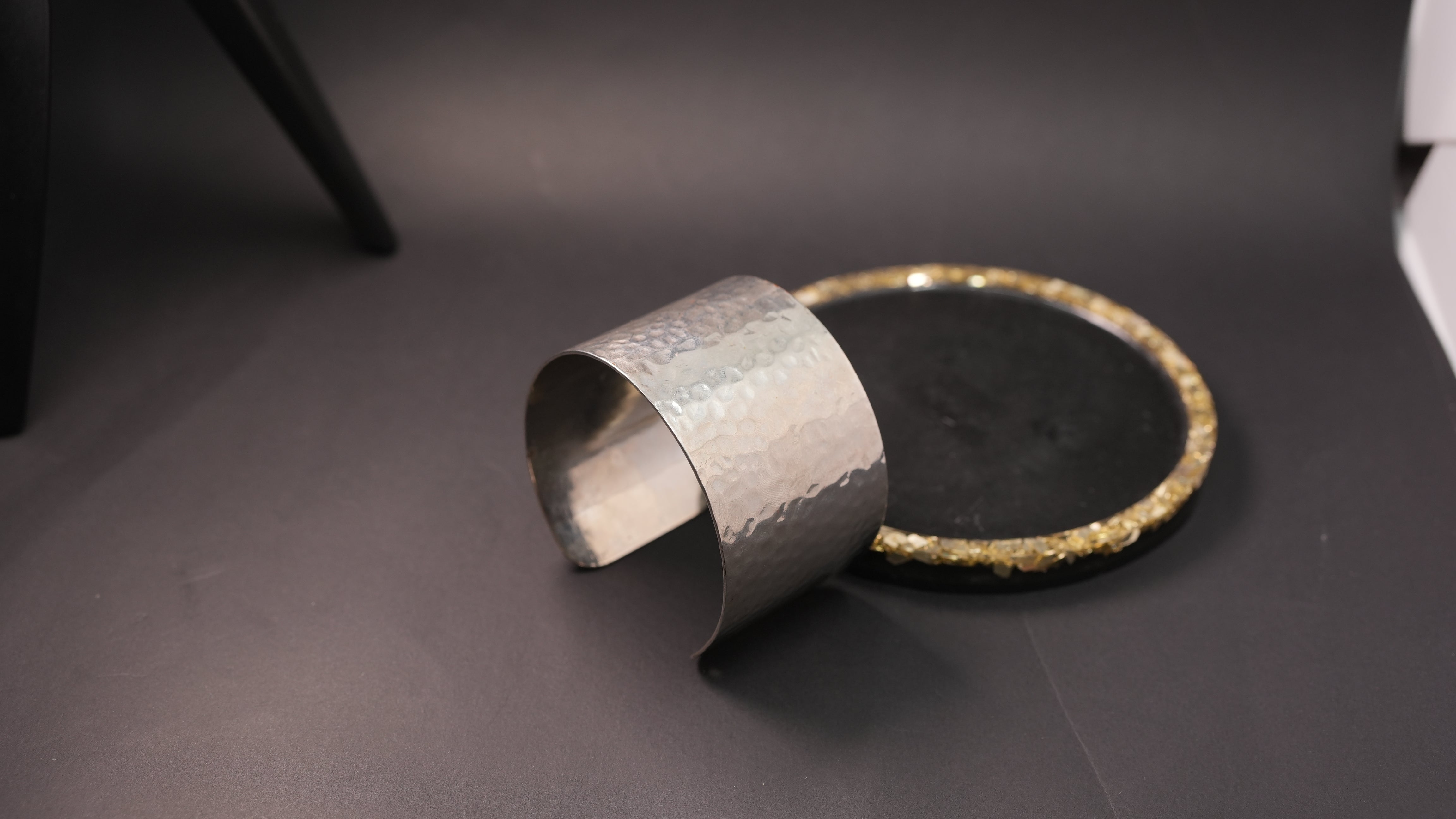 Silver Beaten Cuff