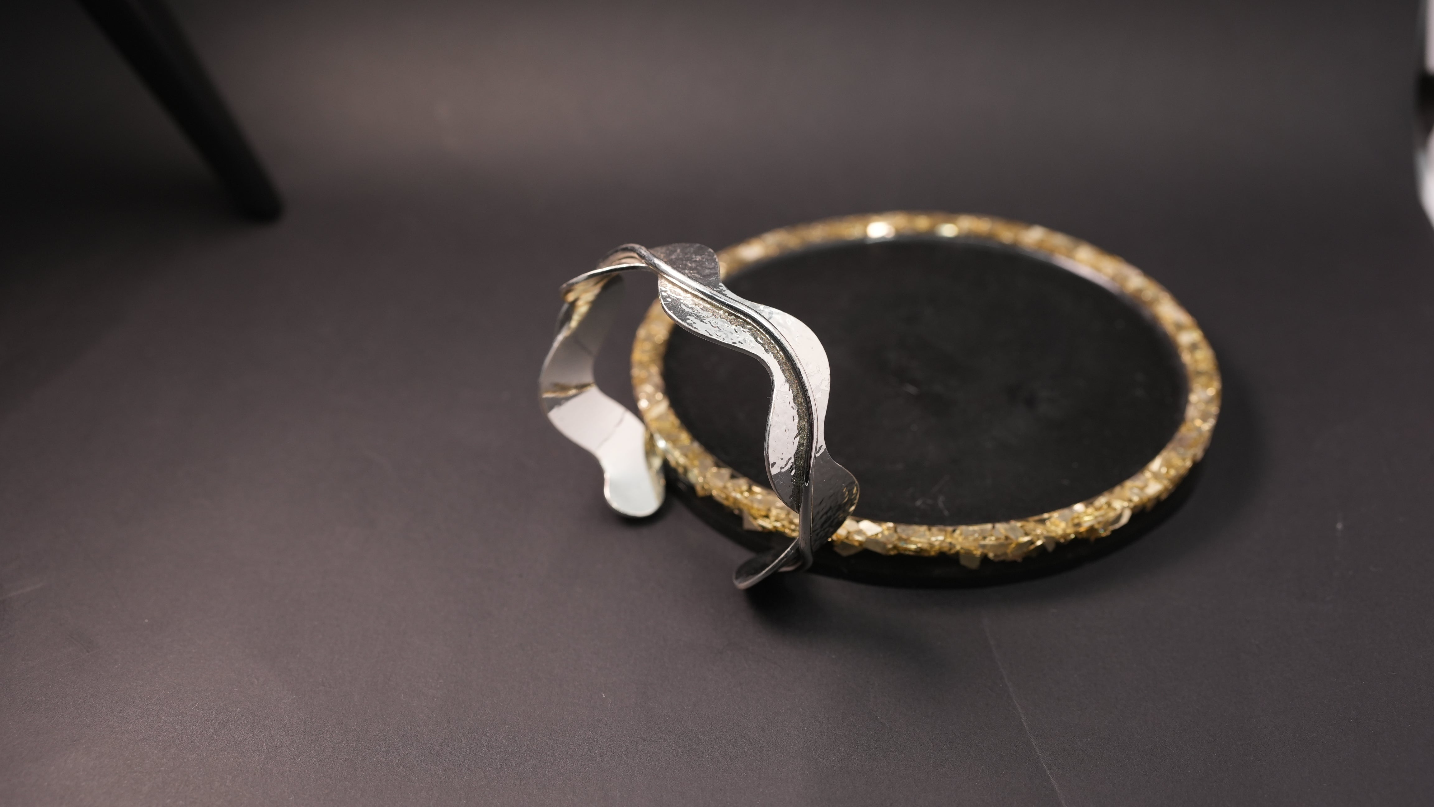 Wavy Silver Cuff