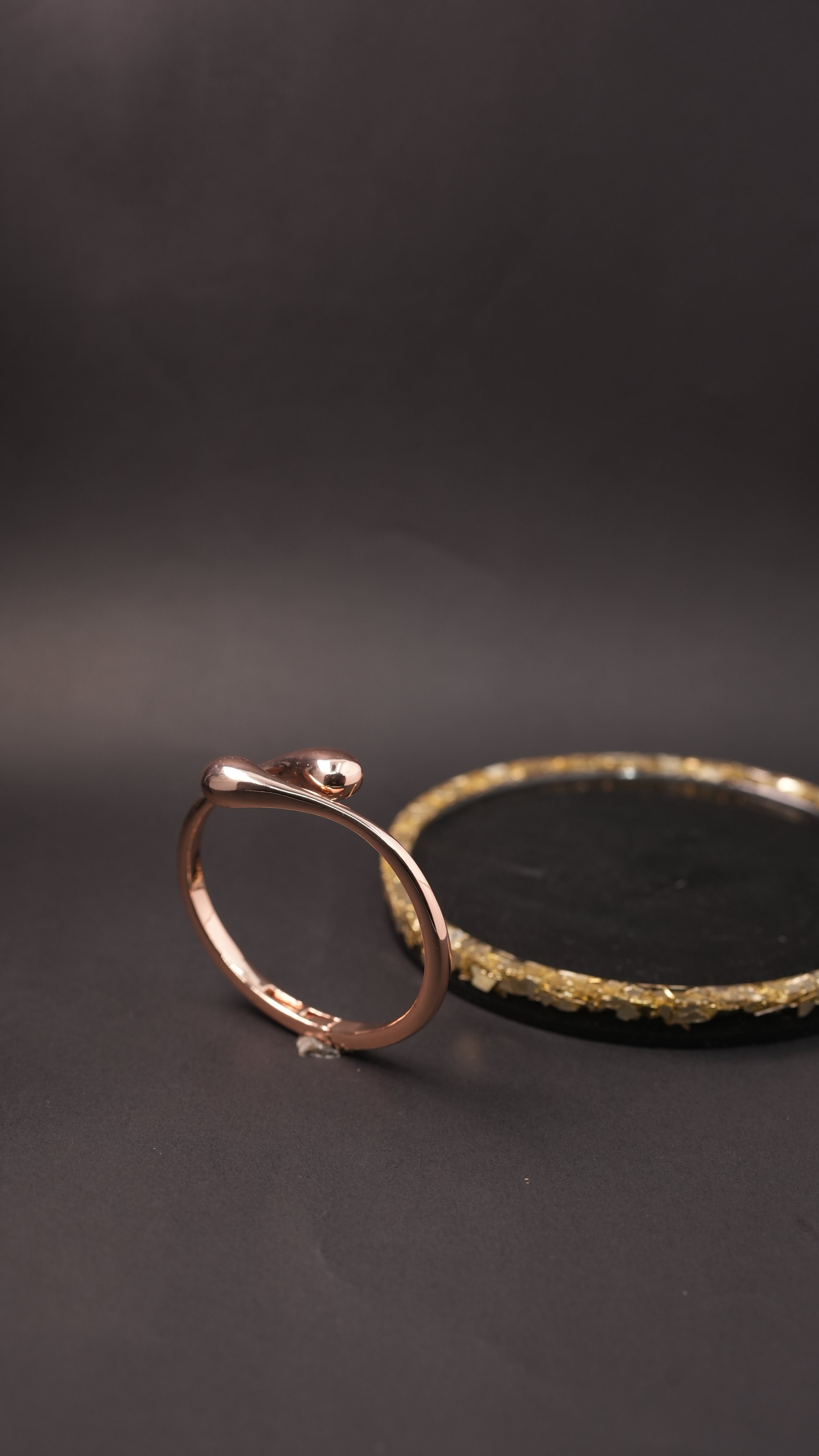 Hug cuff rosegold