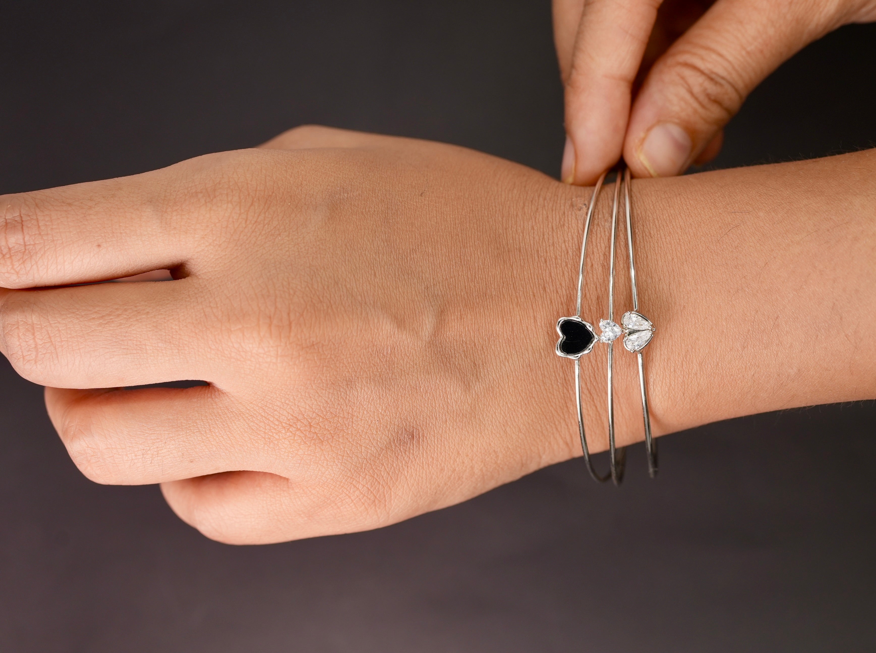 Mother of Pearl Silver Bracelet