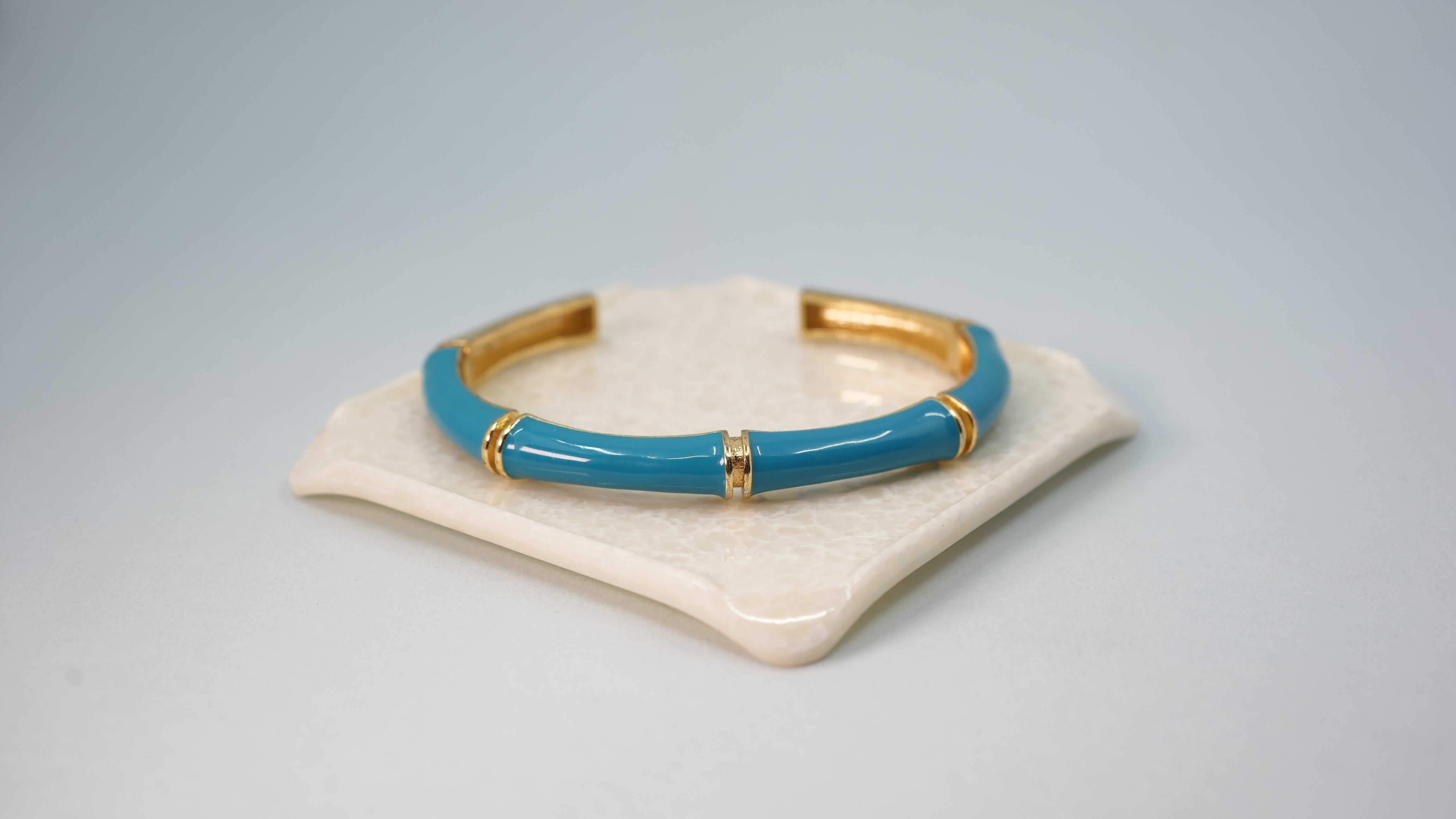 Bamboo Blue Cuff