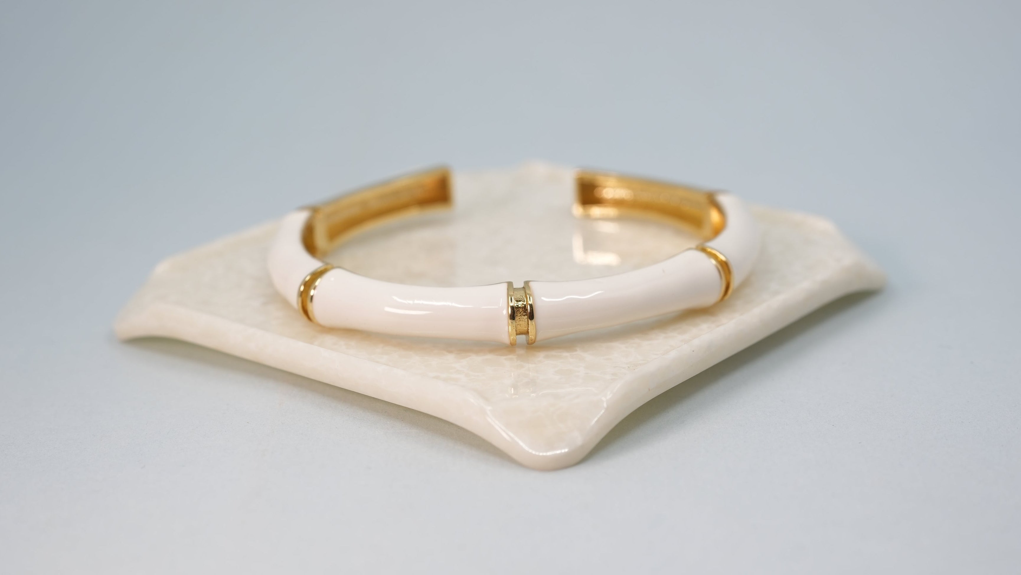 Bamboo White Cuff