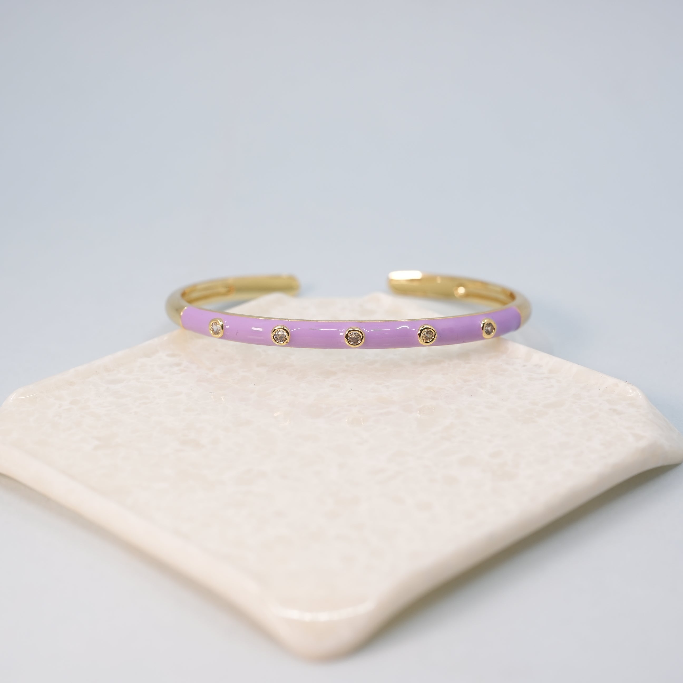 Sorbet Stone Purple Cuff