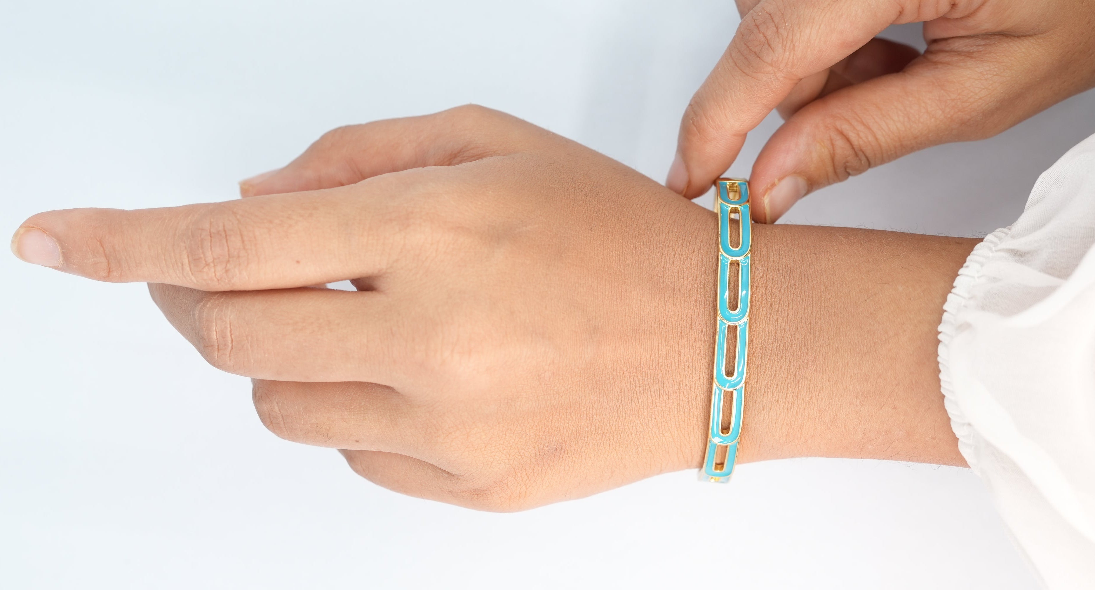 Rang Link Blue Cuff