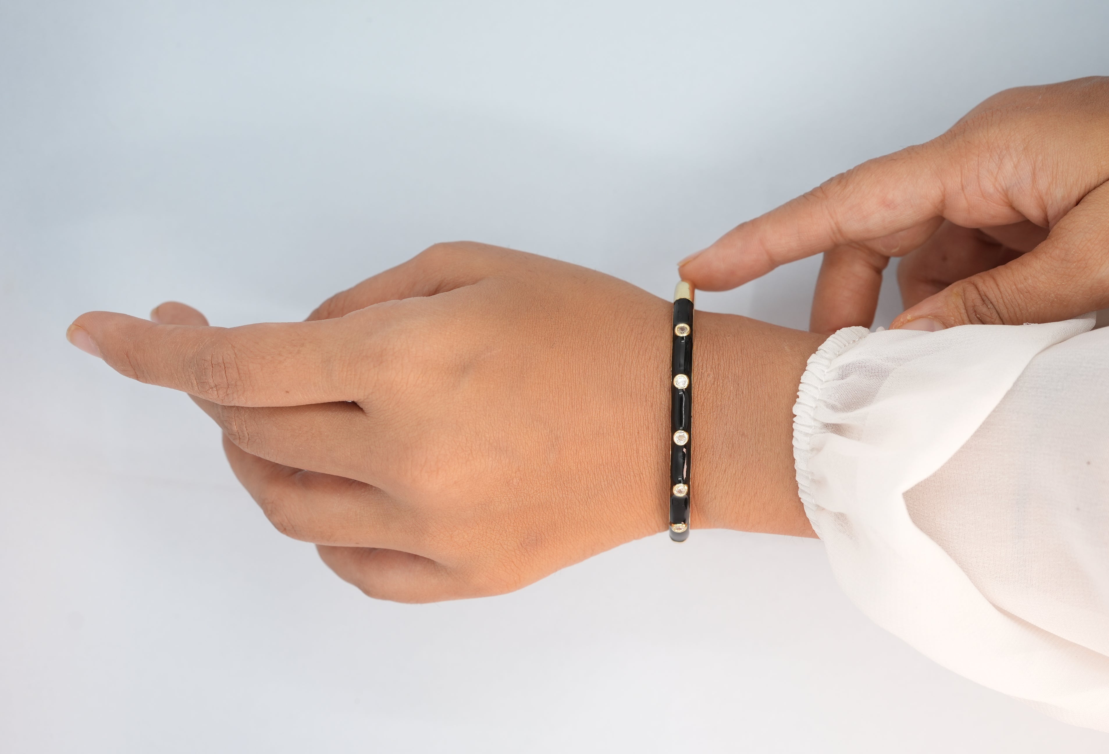 Sorbet Stones Black Cuff