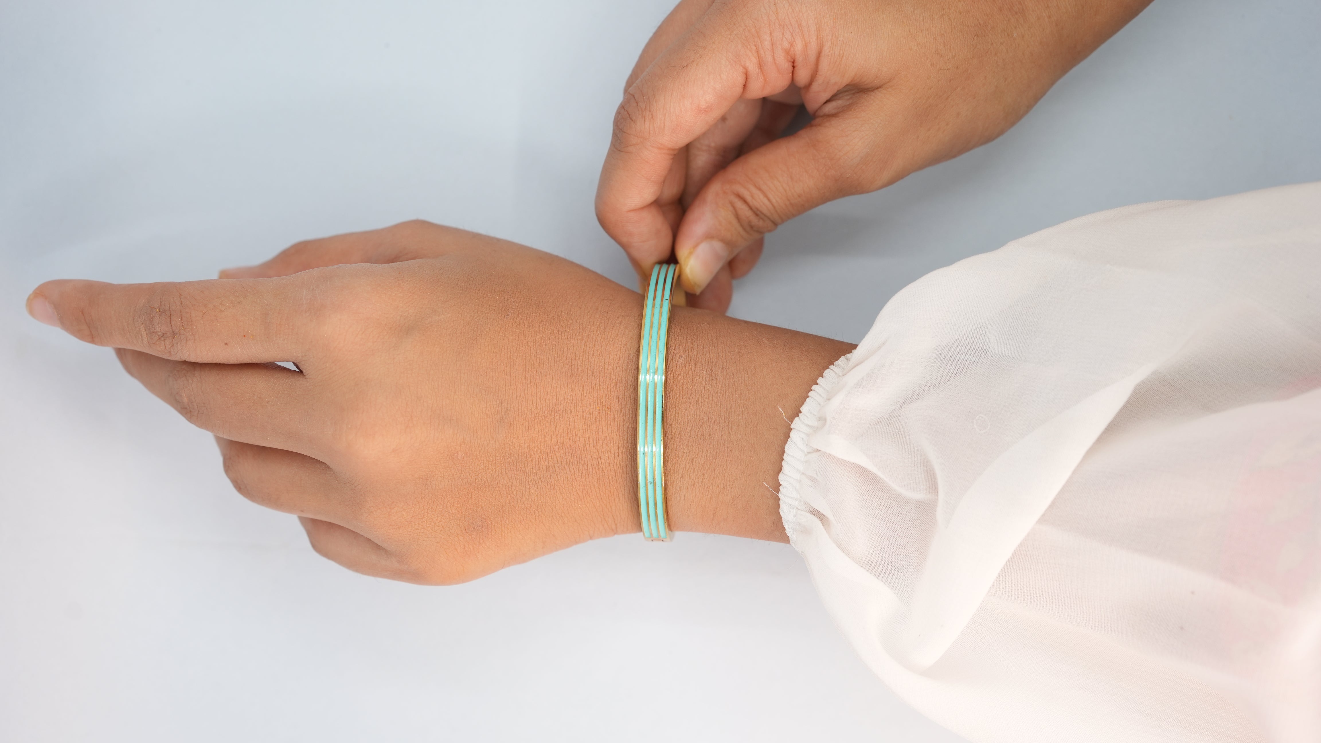 Sea Green Band Cuff
