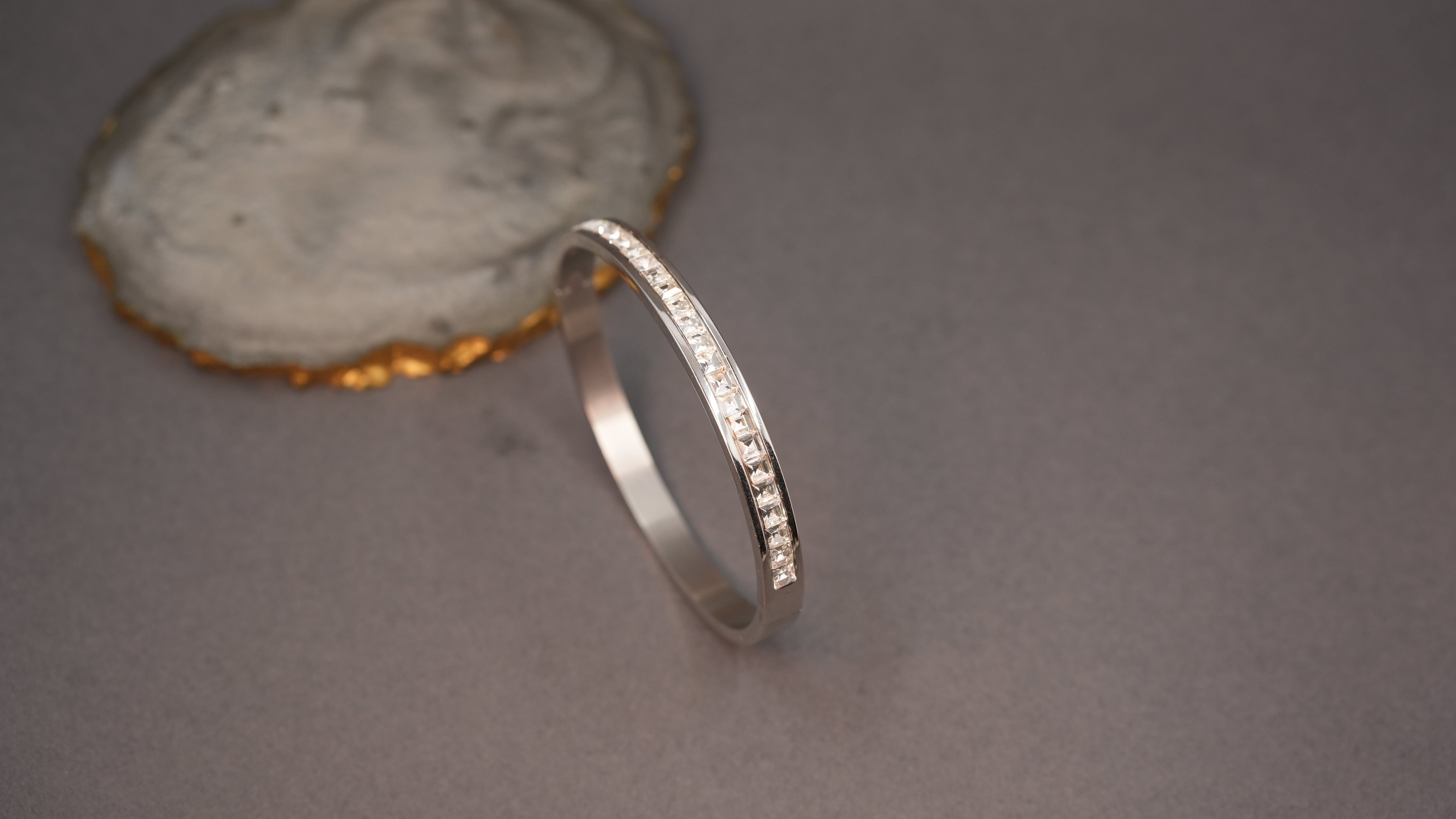 Gilded edge silver