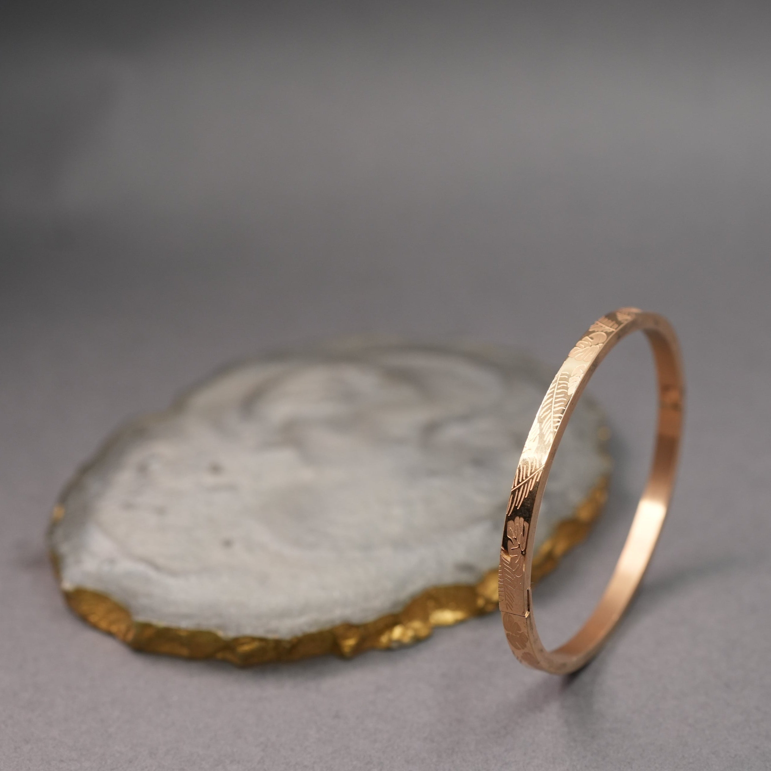 Leafy rose gold