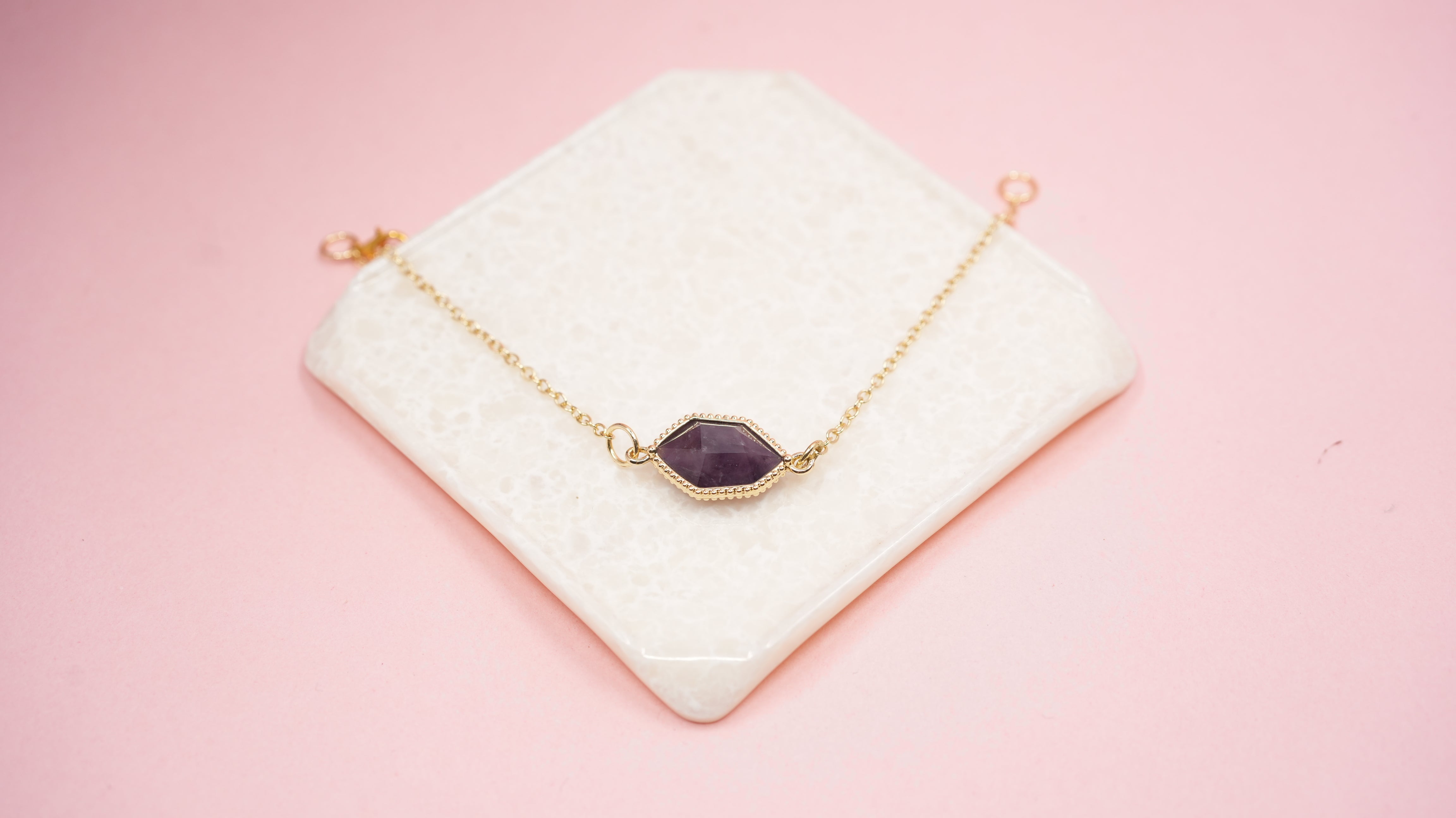 Diomond cut amethyst