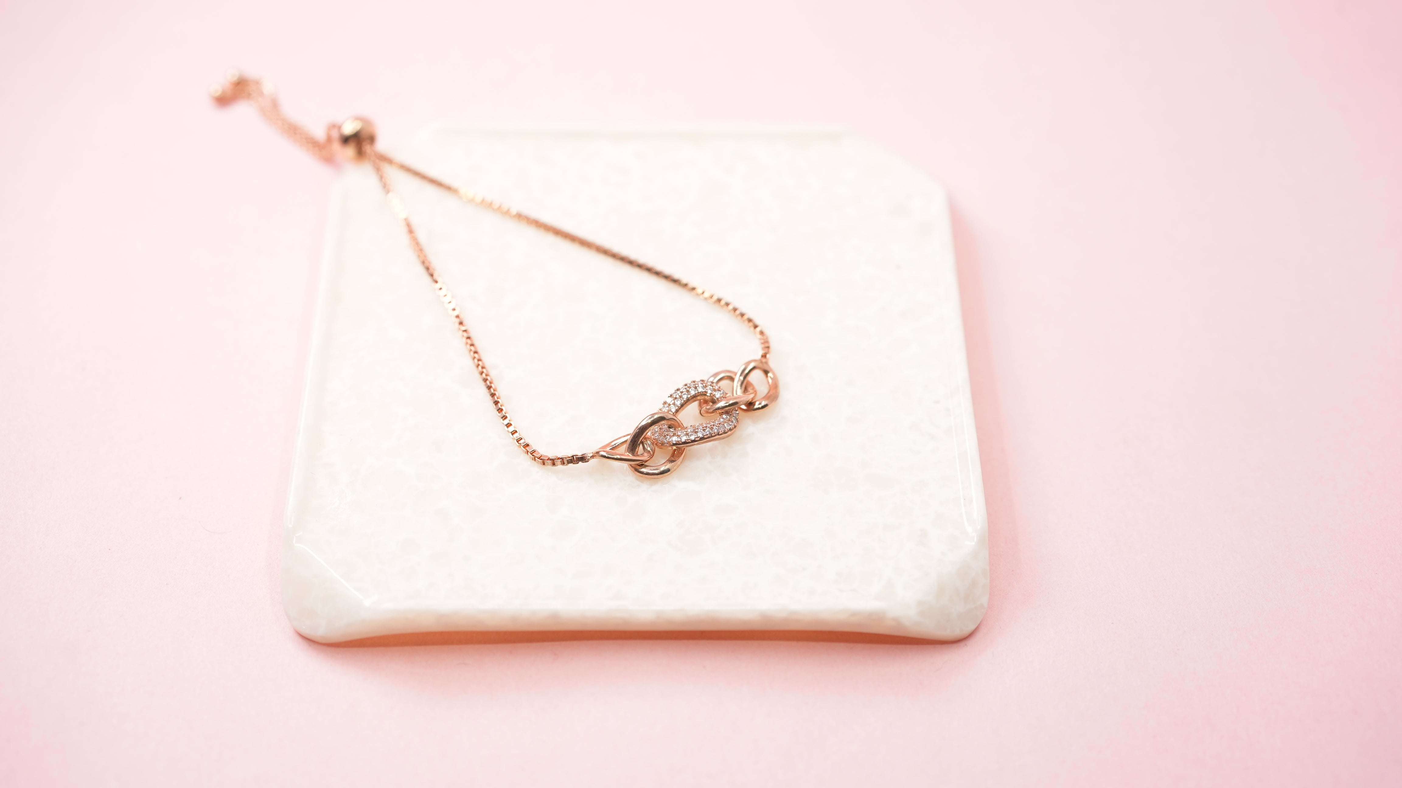 Linked luxe rosegold