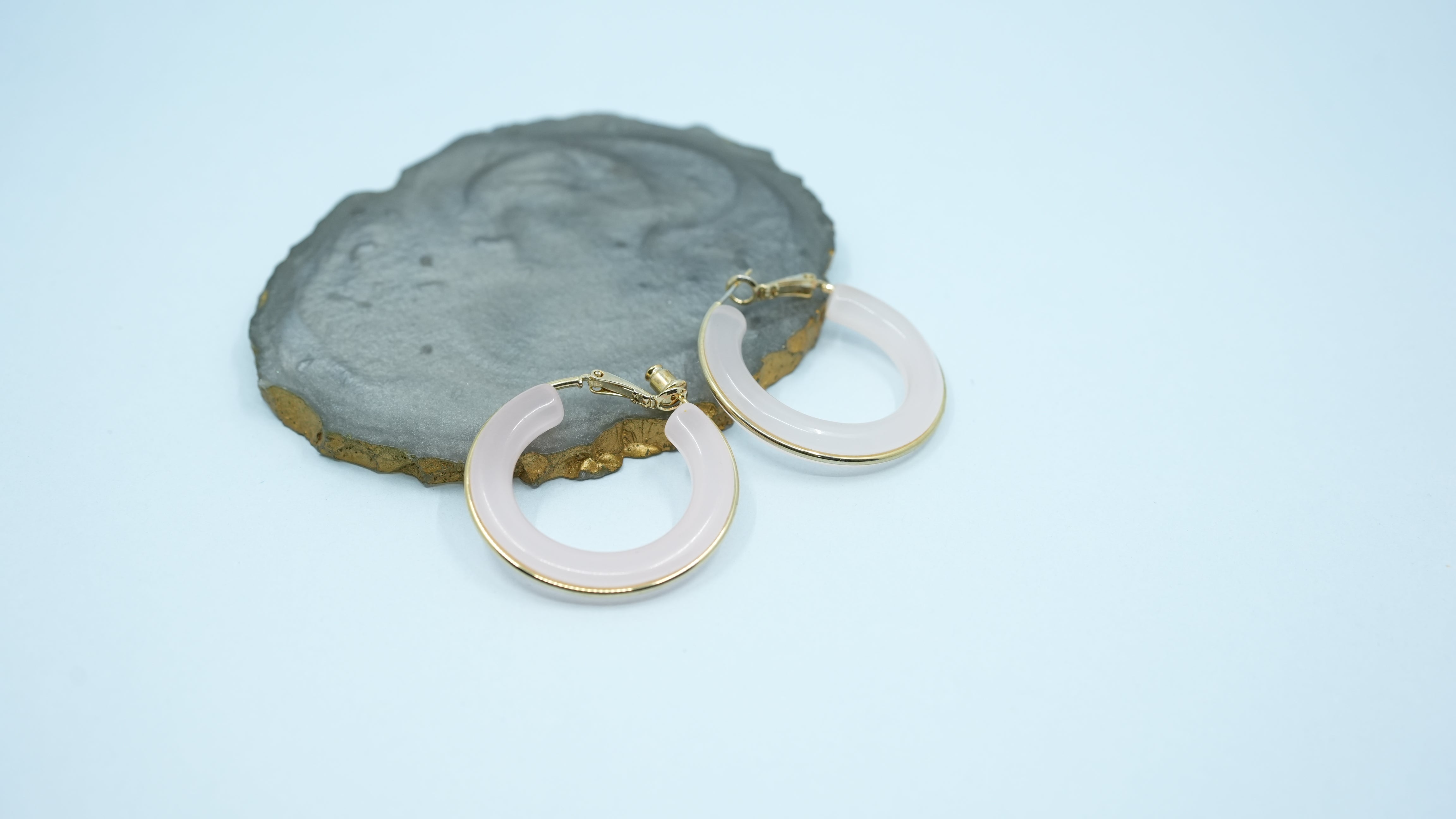 Ceramic blush hoops