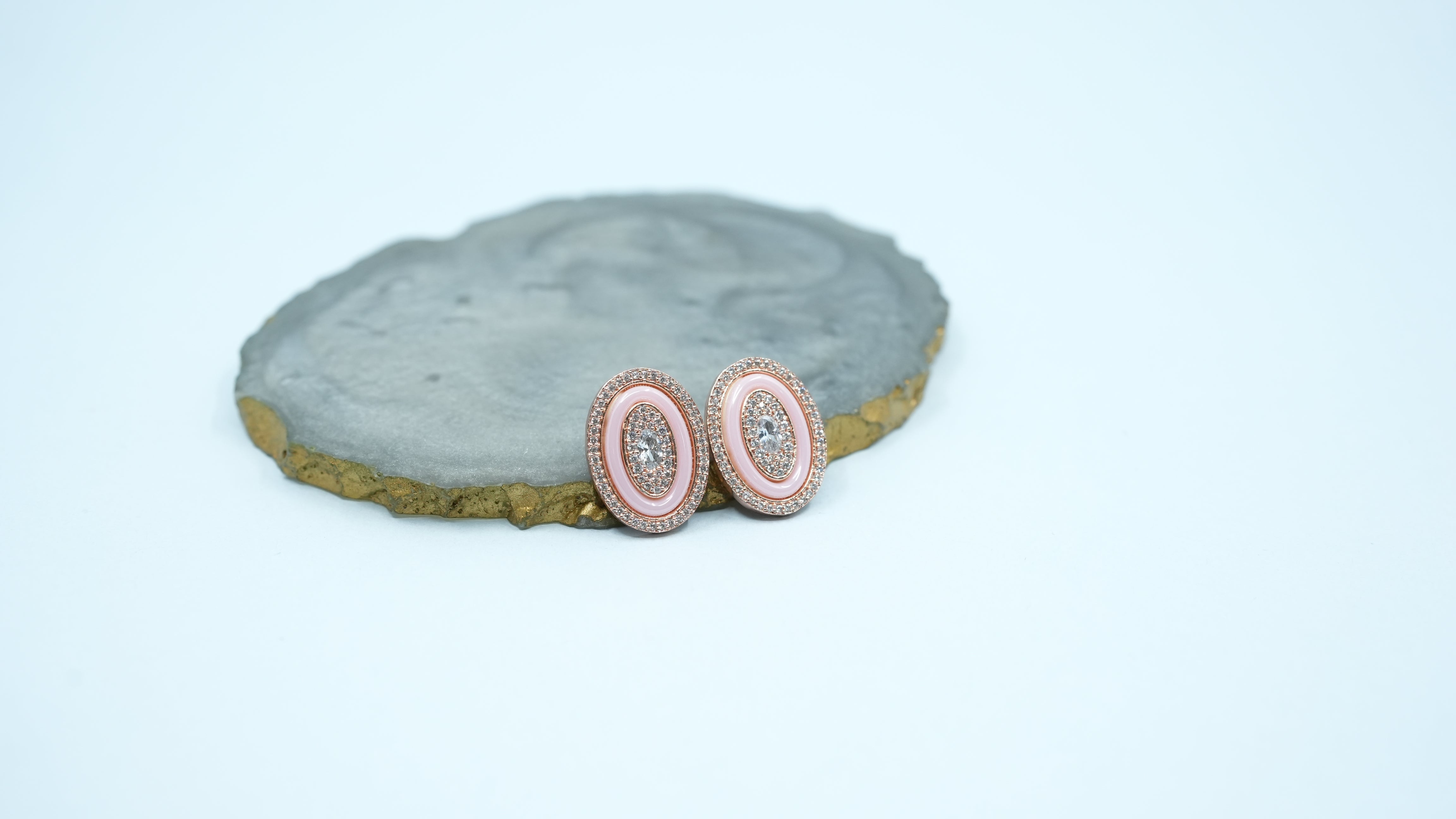 Pink oval