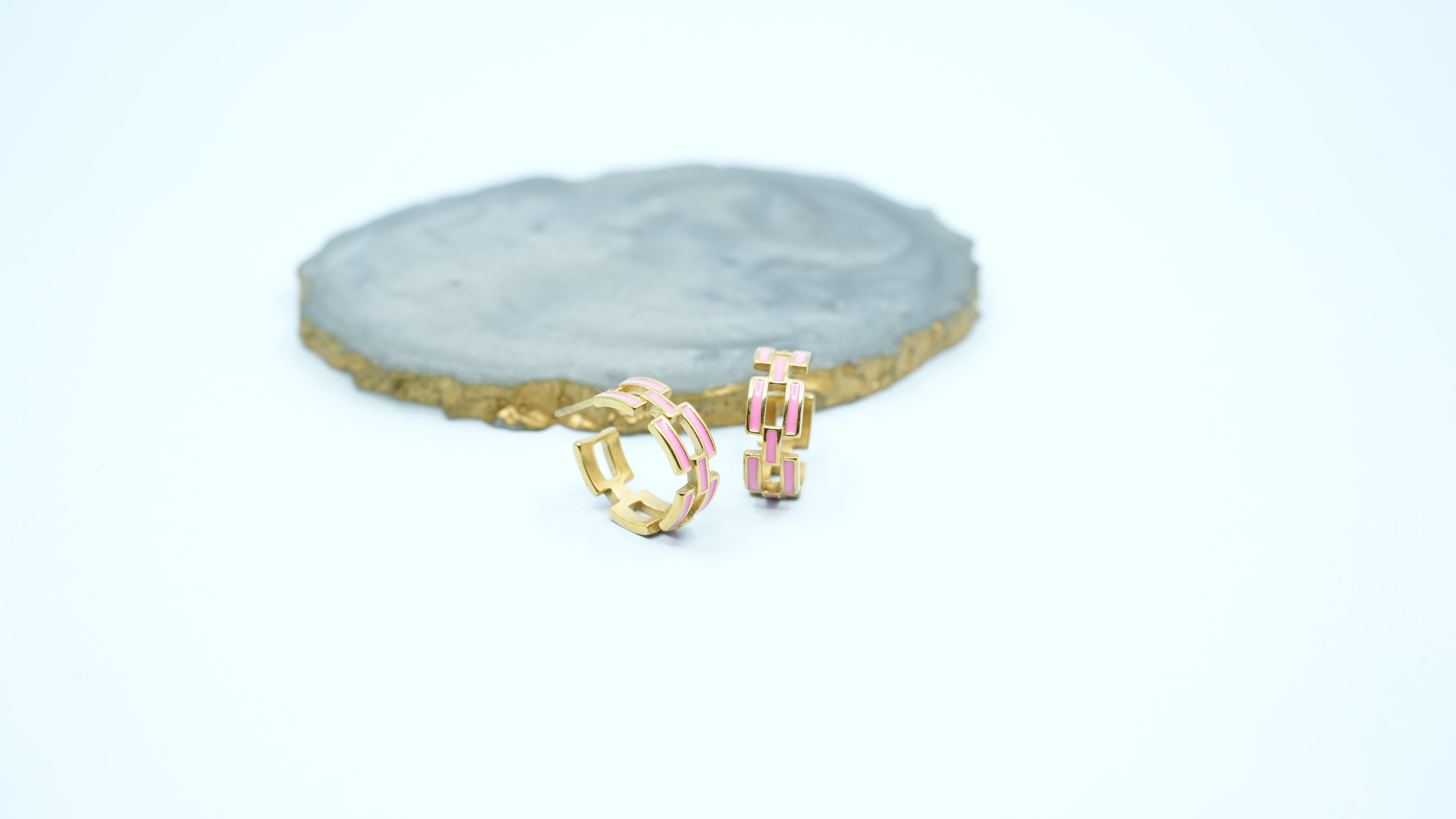 Blush Chain (Pink) Earring